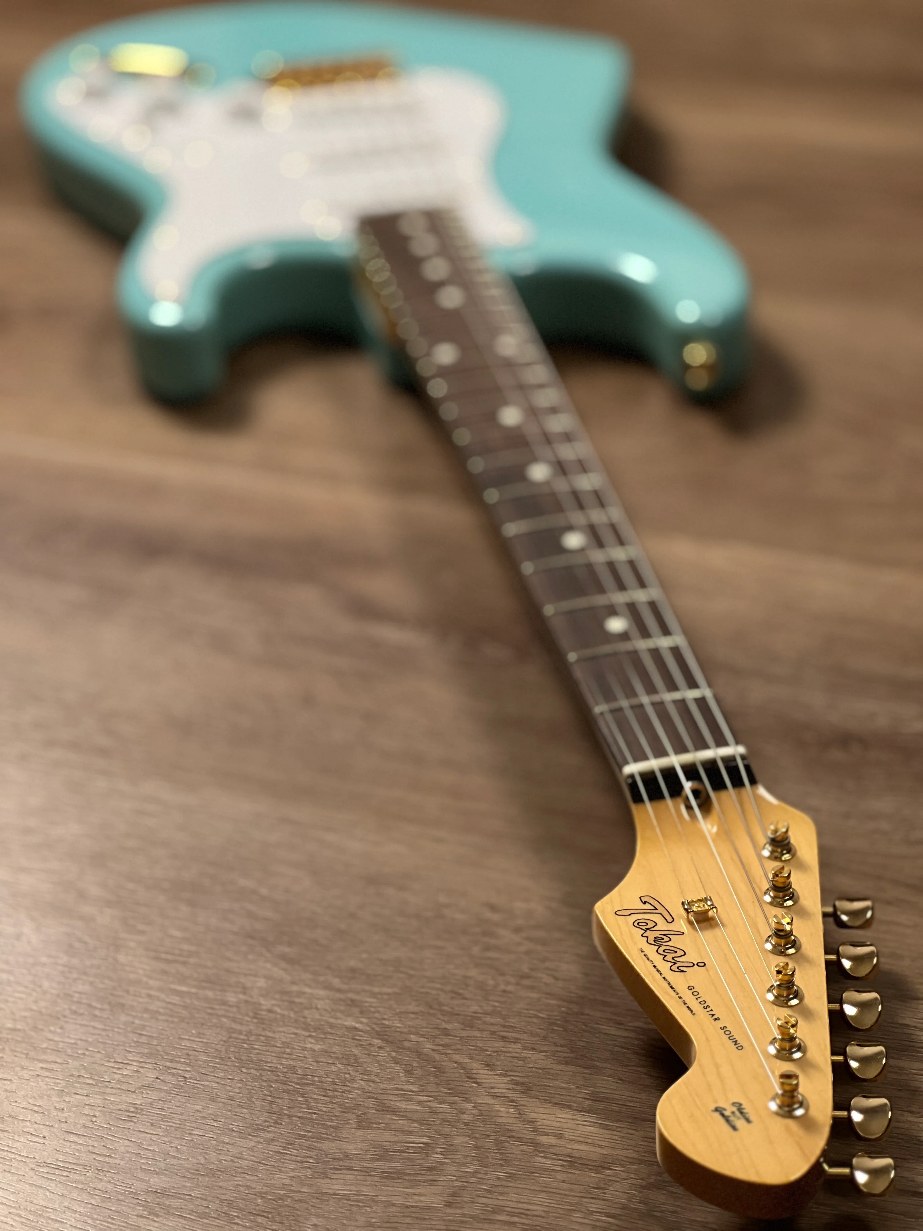 Tokai Japan Goldstar Sound AST-101G/R in Sonic Blue with Gold Hardware 240343 - Image 7