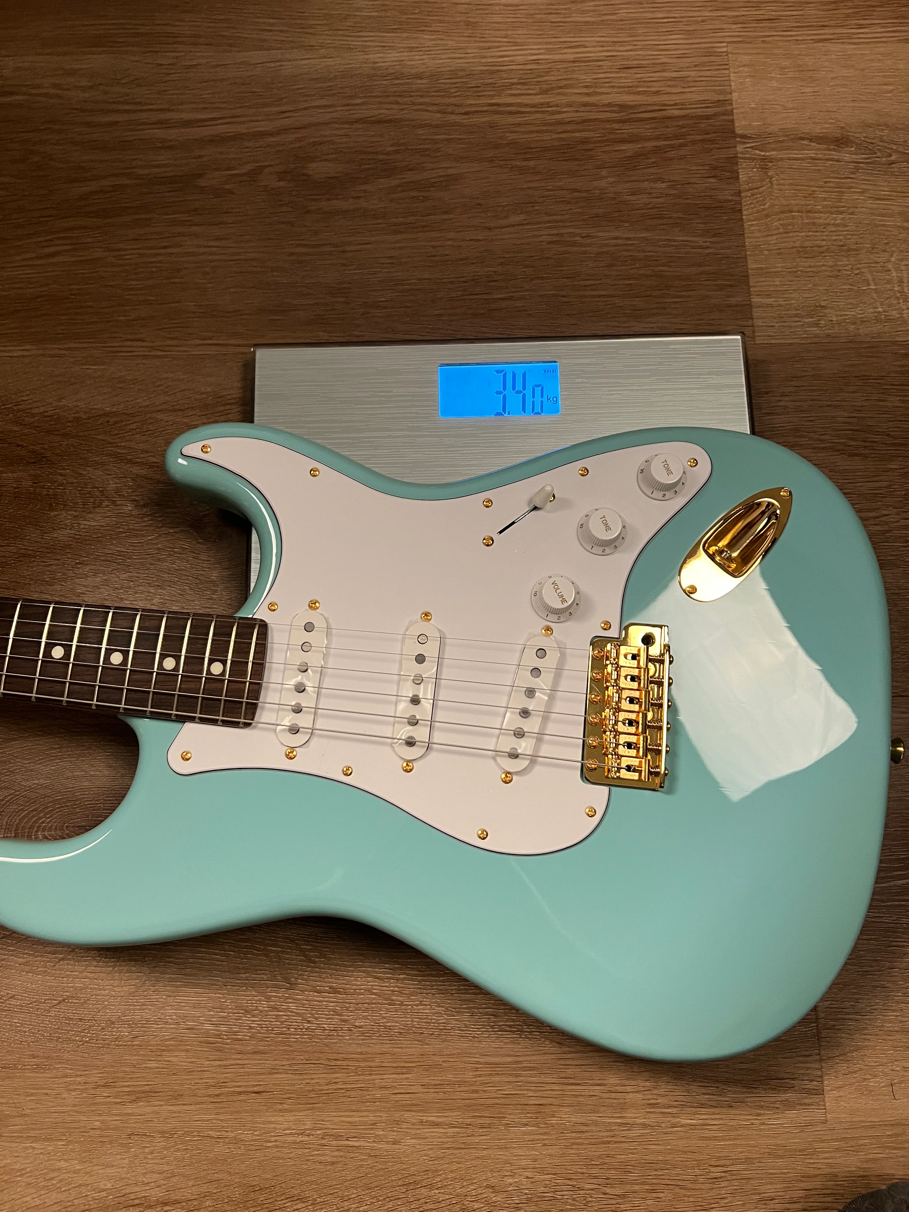 Tokai Japan Goldstar Sound AST-101G/R in Sonic Blue with Gold Hardware 240343 - Image 9