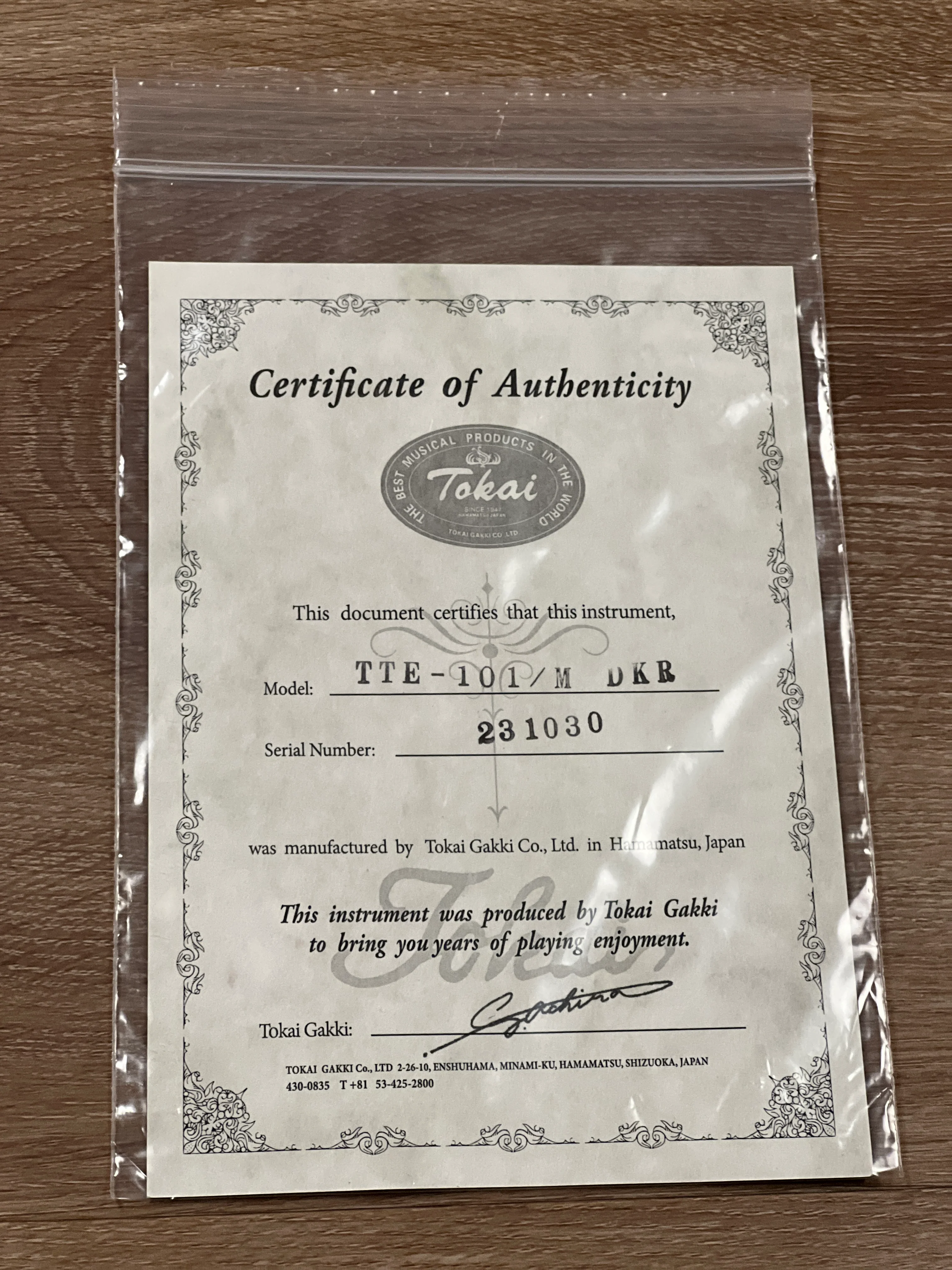 Tokai Japan TTE-101/M Breezysound Japan in Dakota Red 231030 - Image 9