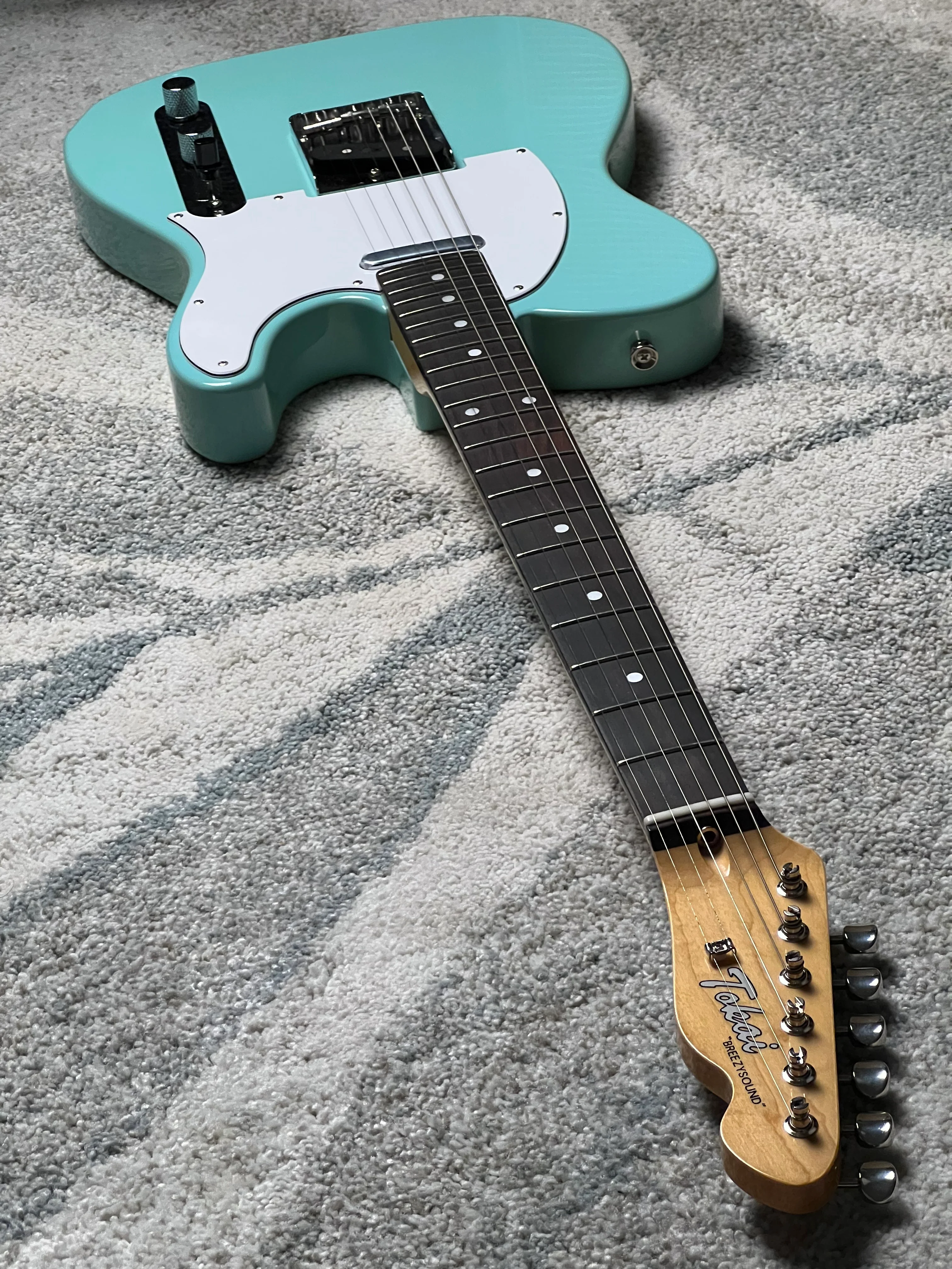 Tokai Japan ATE-101/R Breezysound Japan in Sonic Blue 250204 - Image 9