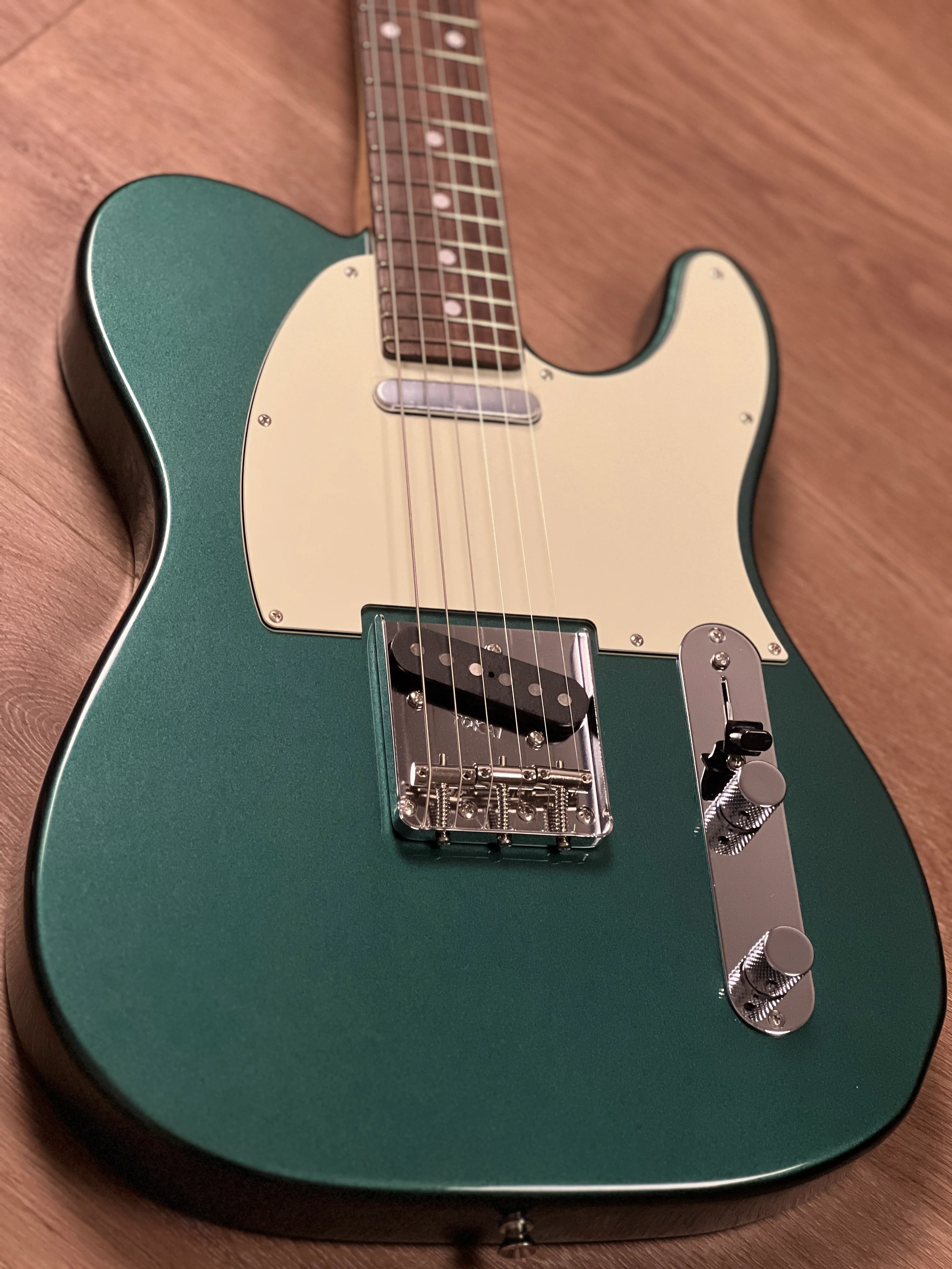 Tokai Japan ATE-102/R Breezysound Japan in Sherwood Green Metallic 220941 - Image 5