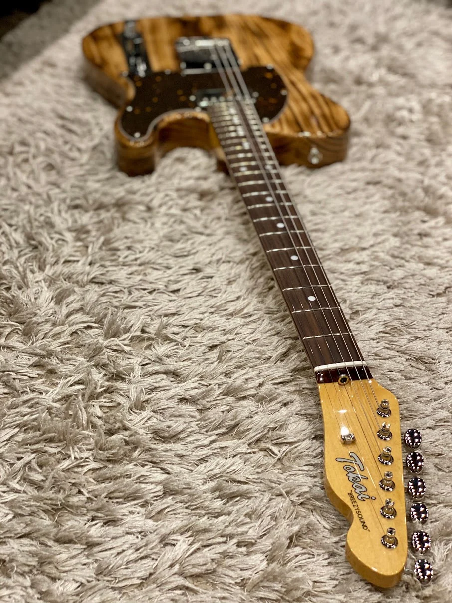 Tokai Japan ATE-137H N/R Breezysound Limited Edition in Natural Roasted Wood with Rosewood FB - Image 3
