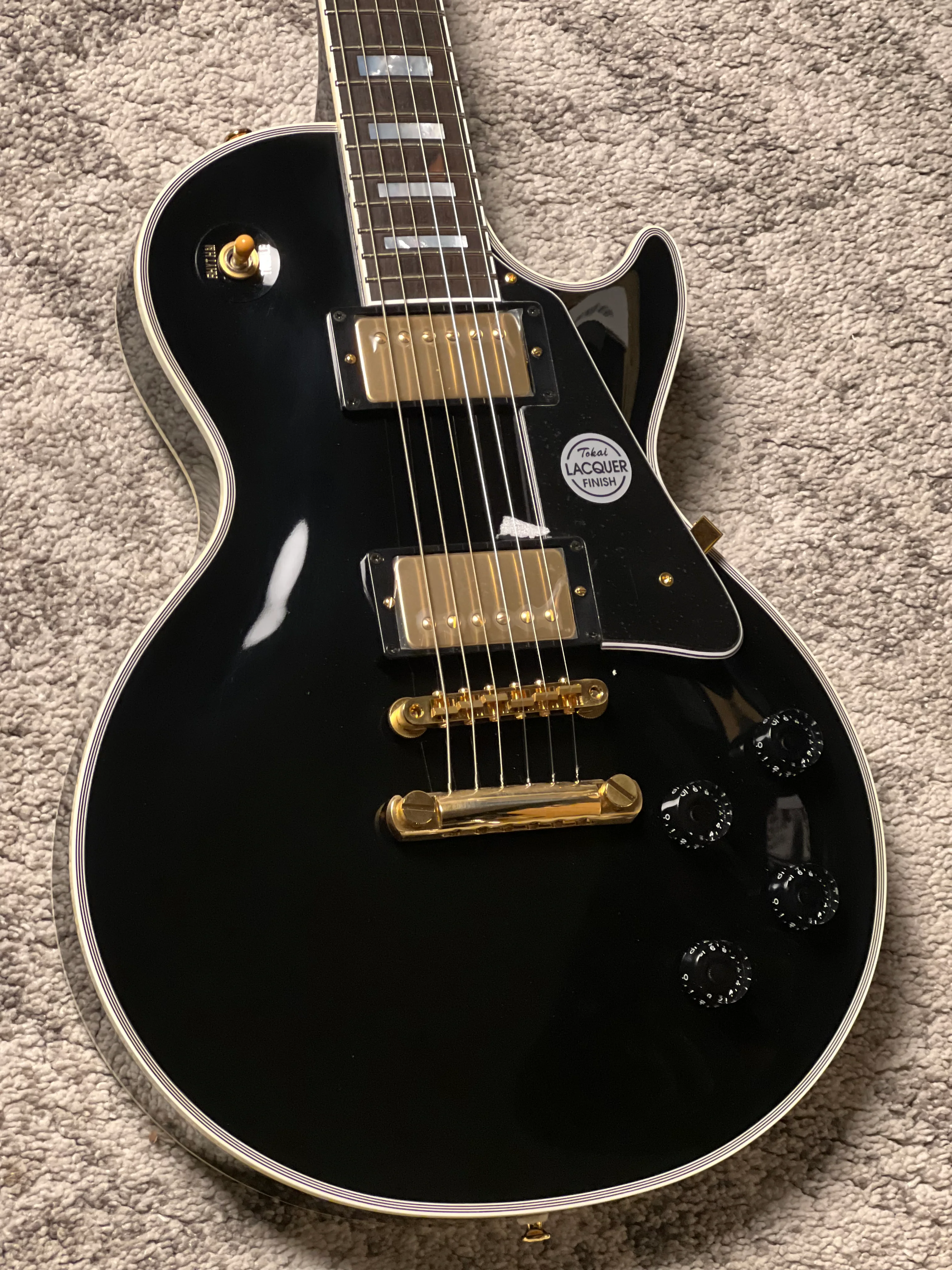Tokai Love Rock Custom Shop LC-230S BB Premium Series in Black Beauty 2349098 - Image 9