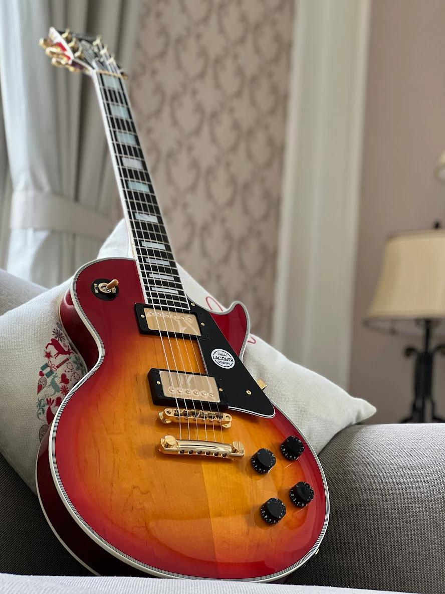 Tokai Love Rock Custom Shop LC-230S CS Premium Series in Cherry Sunburst - Image 6