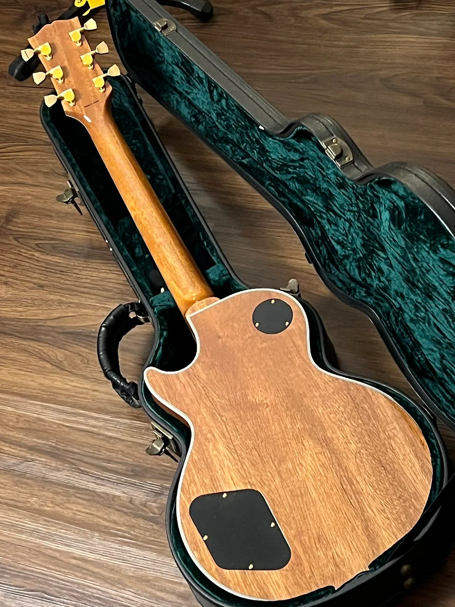 Tokai Love Rock Custom Shop LC-235 N Premium Series in Natural Mahogany - Image 4