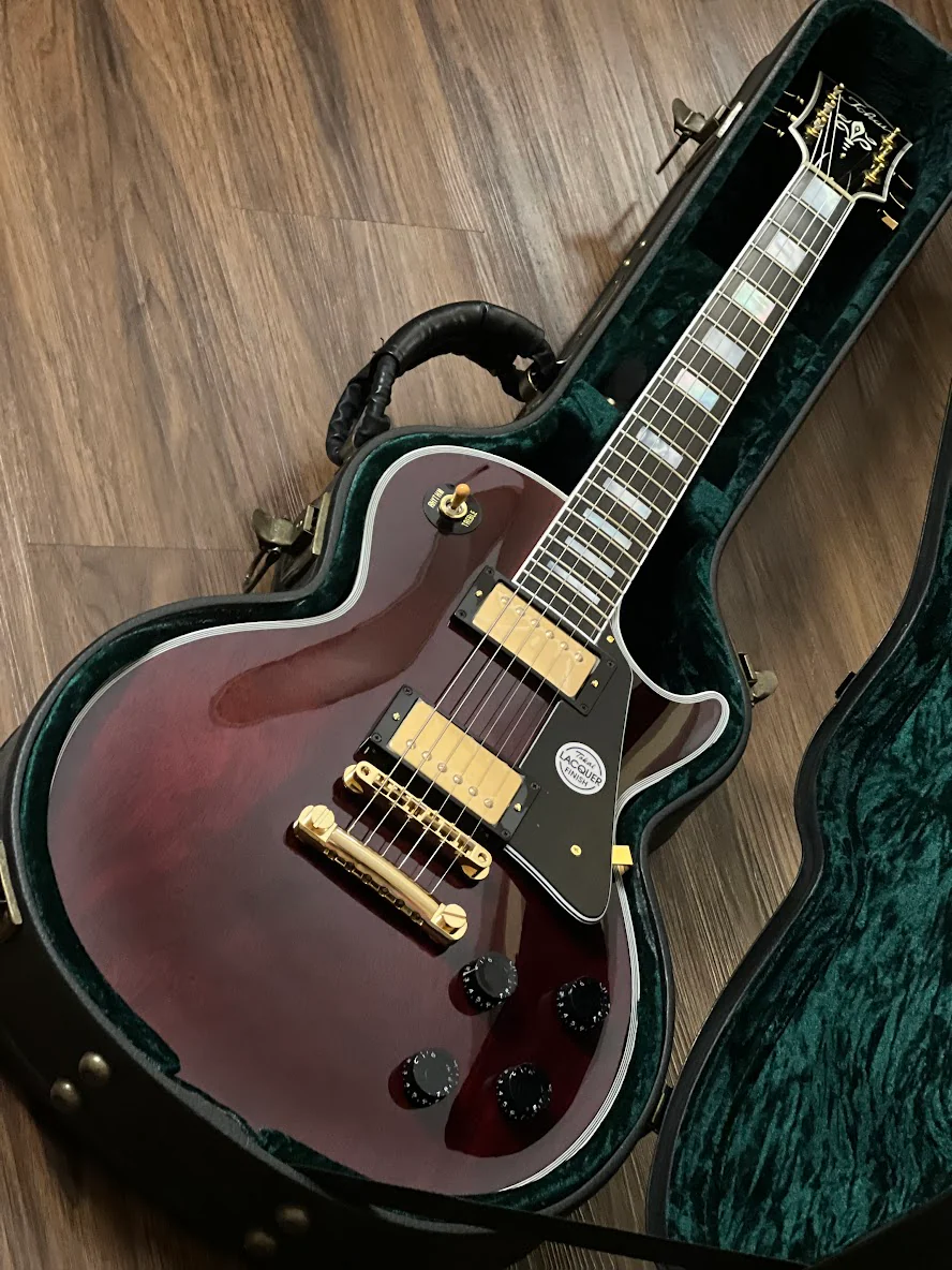 Tokai Love Rock Custom Shop LC-235 WR Premium Series in Wine Red - Image 2