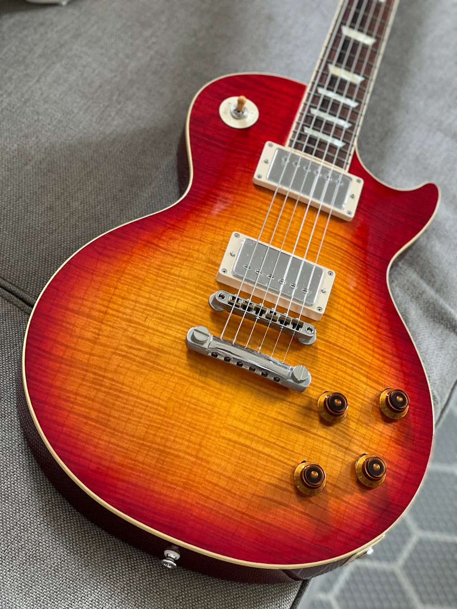 Tokai Love Rock Custom Shop LS-390 CS Premium Series Honduran Mahogany in Cherry Sunburst - Image 4