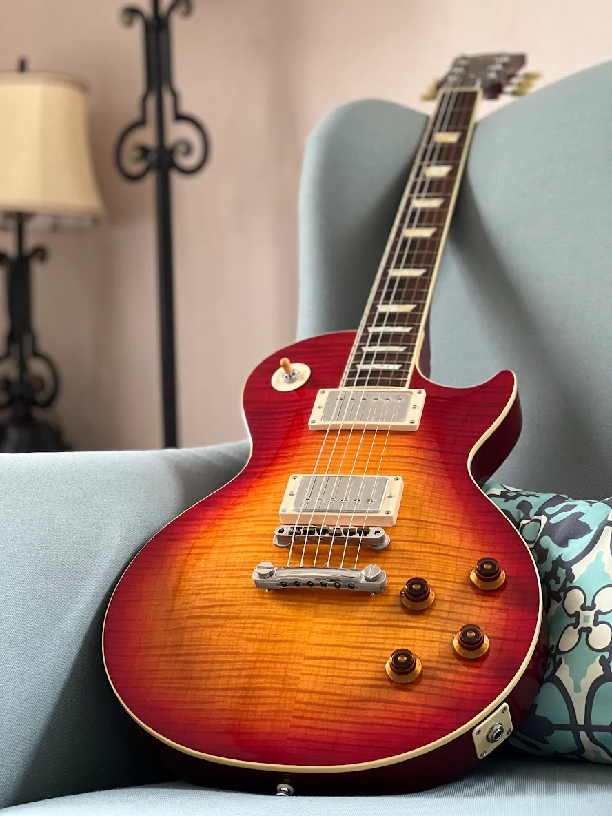Tokai Love Rock Custom Shop LS-390 CS Premium Series Honduran Mahogany in Cherry Sunburst - Image 7