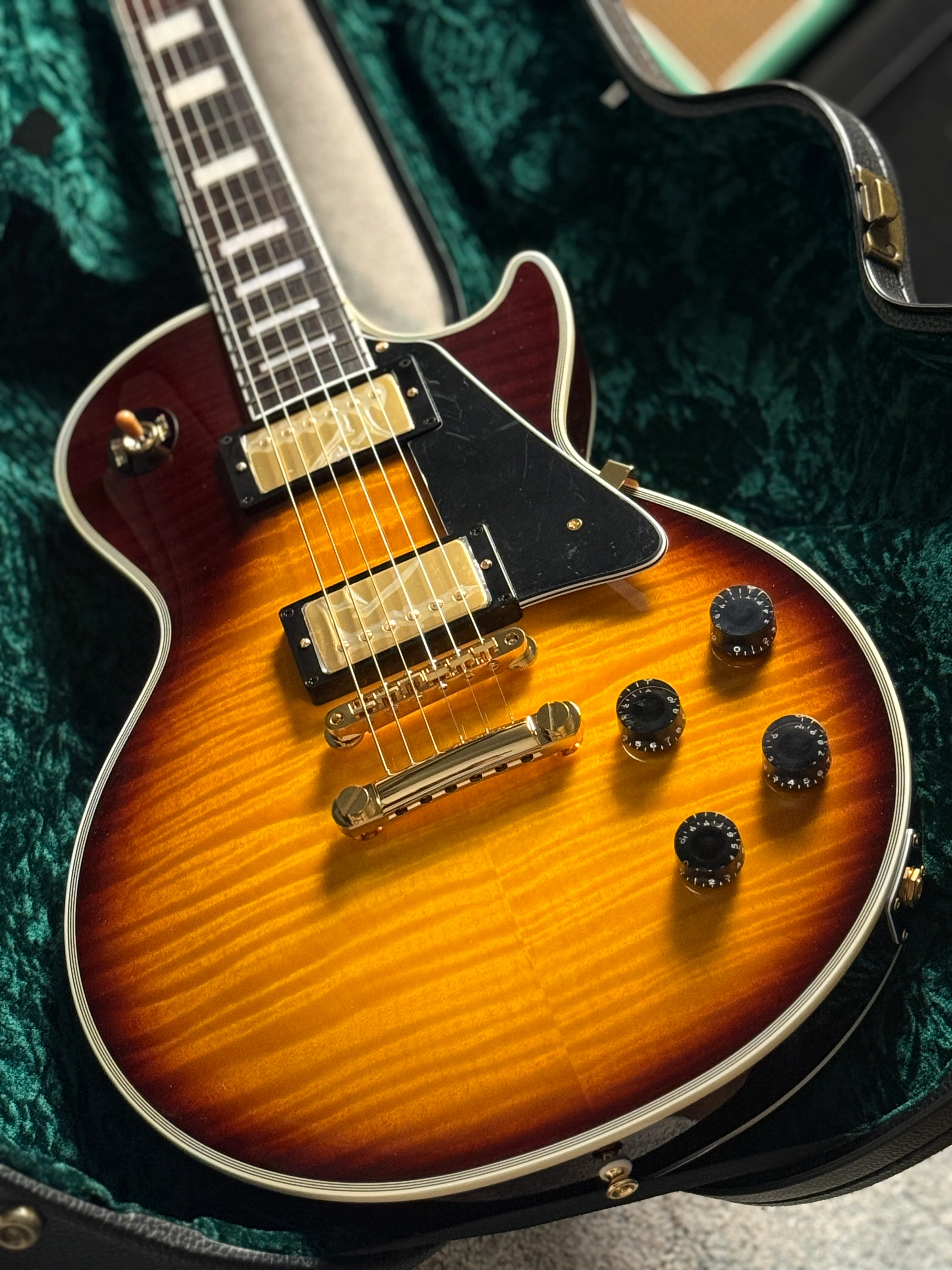 Tokai Love Rock Japan LC-101S-F BS in Brown Sunburst 2551233 - Image 12