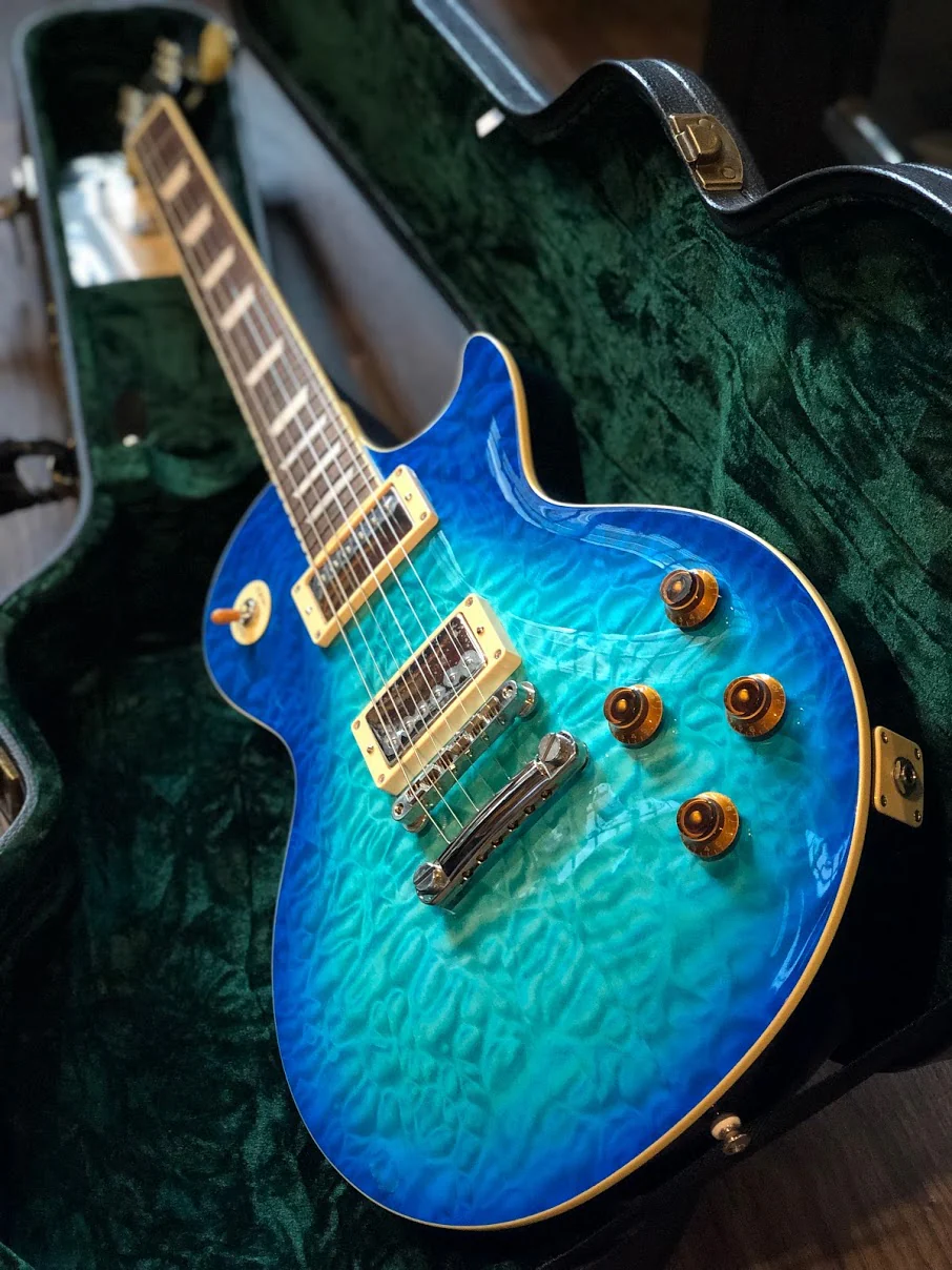 Tokai Love Rock Japan LS-135Q OBB in Ocean Blue Burst - Image 8