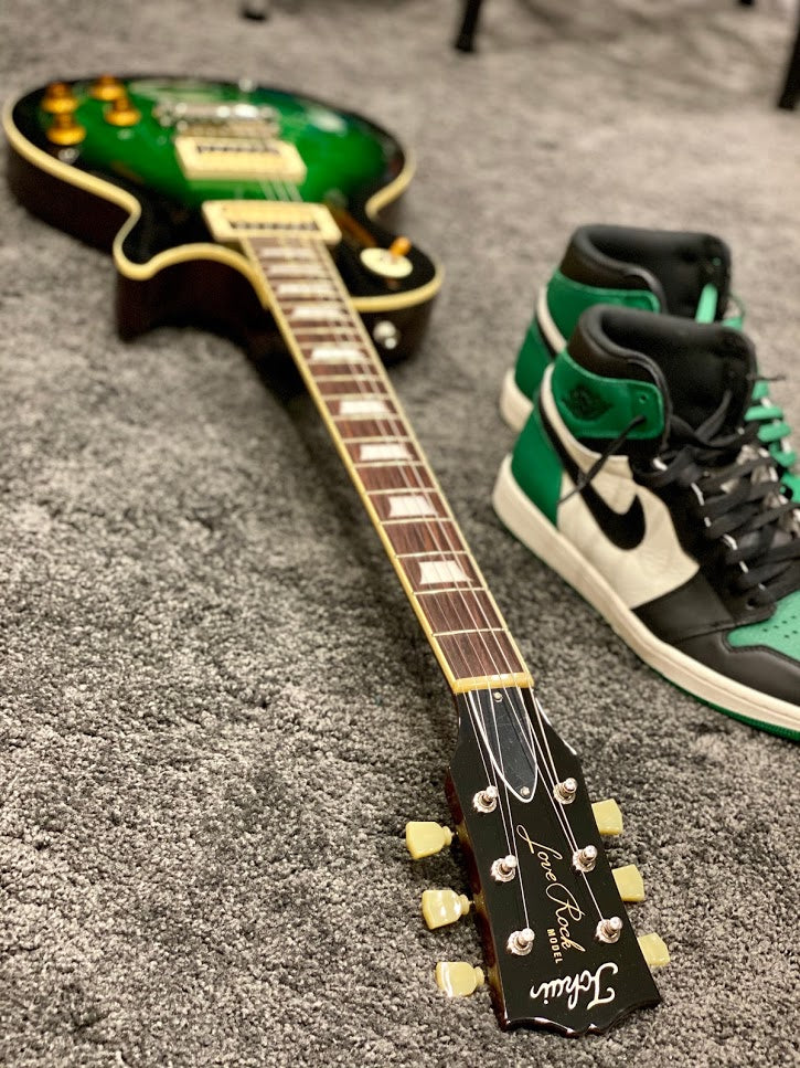 Tokai Love Rock LS-136F ZB Japan in Anaconda Burst - Image 3