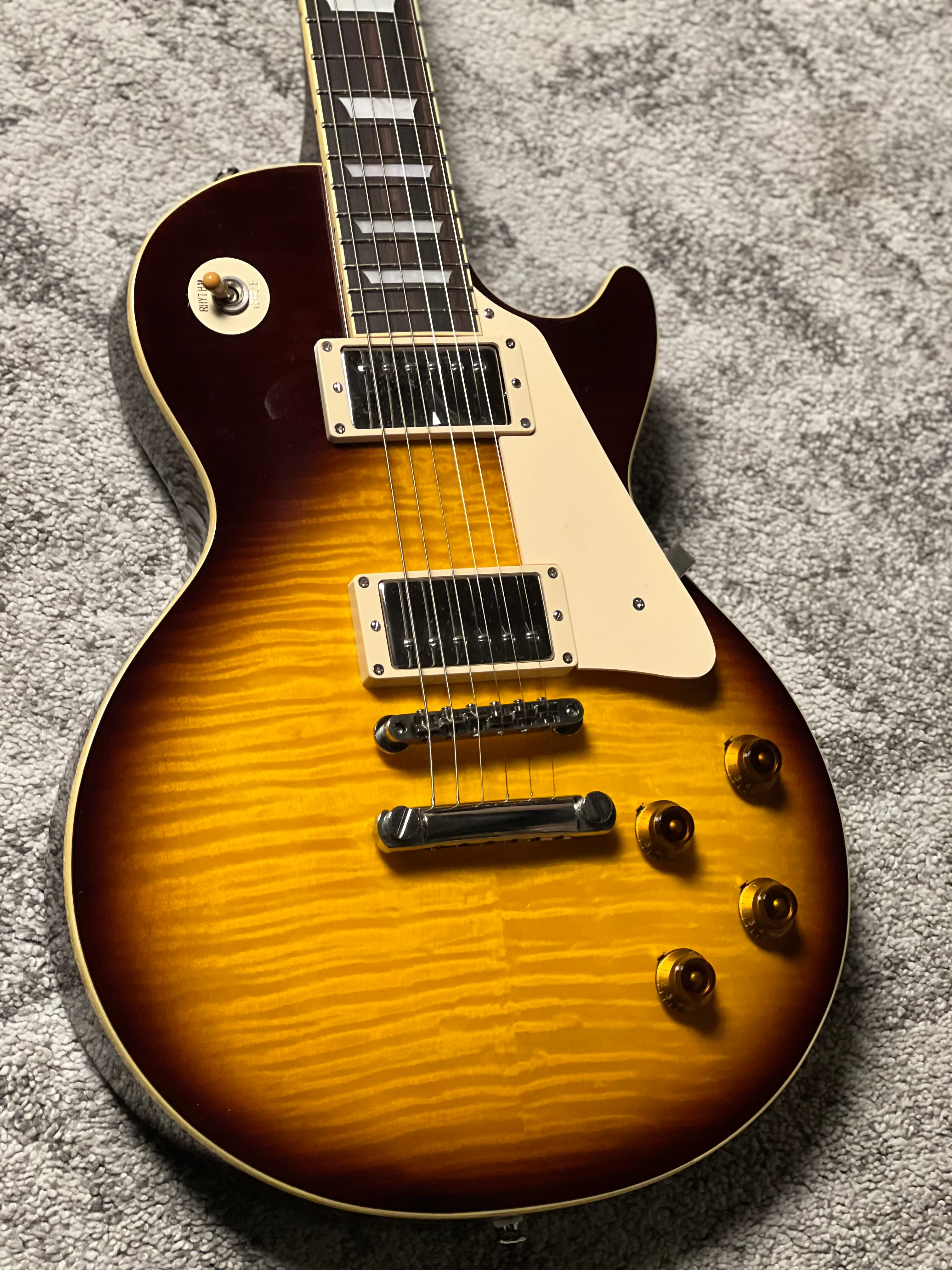 Tokai Love Rock LS-148F BS Vintage Series Japan in Brown Sunburst 2450301 - Image 4