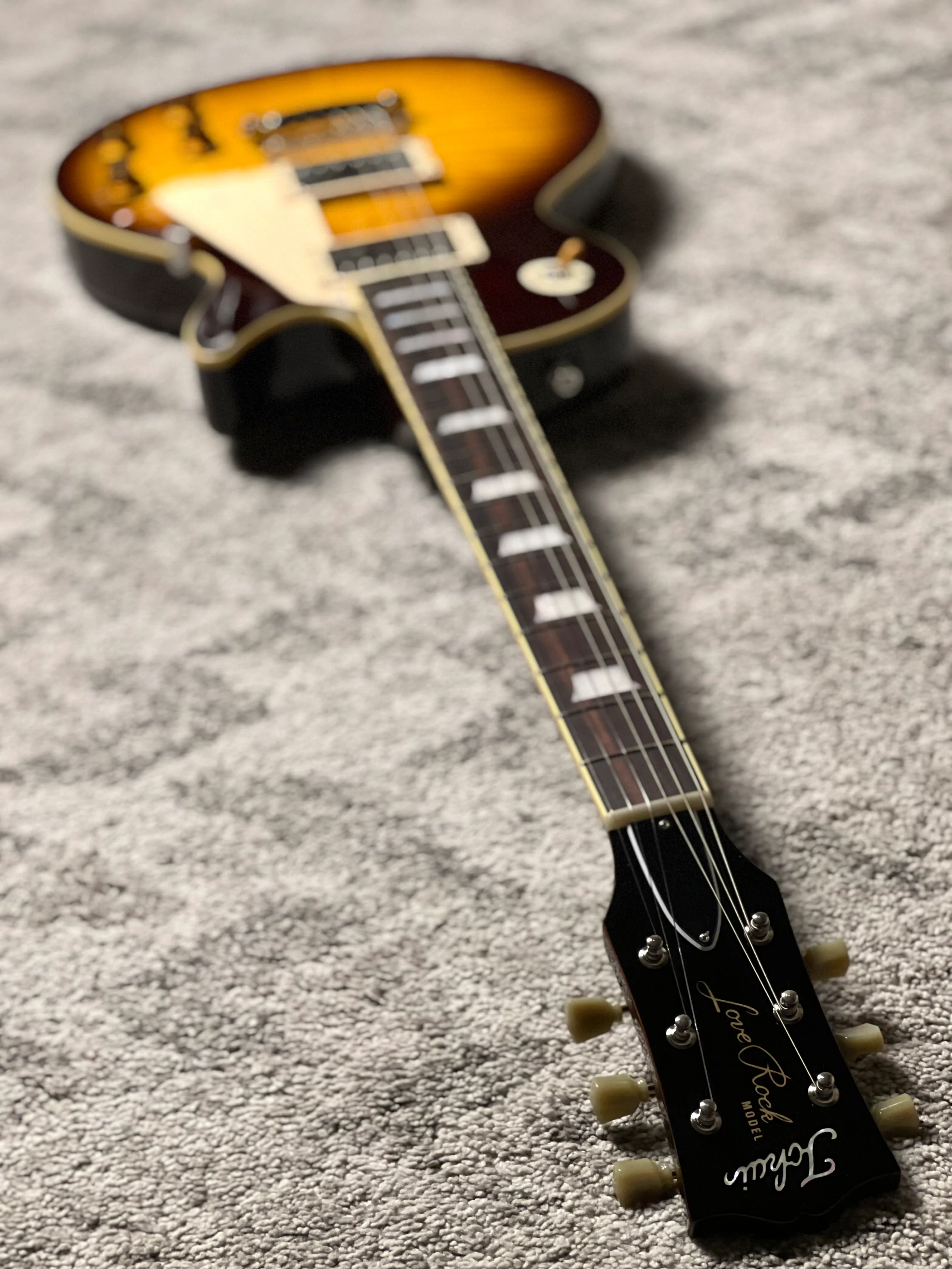 Tokai Love Rock LS-148F BS Vintage Series Japan in Brown Sunburst 2450301 - Image 7
