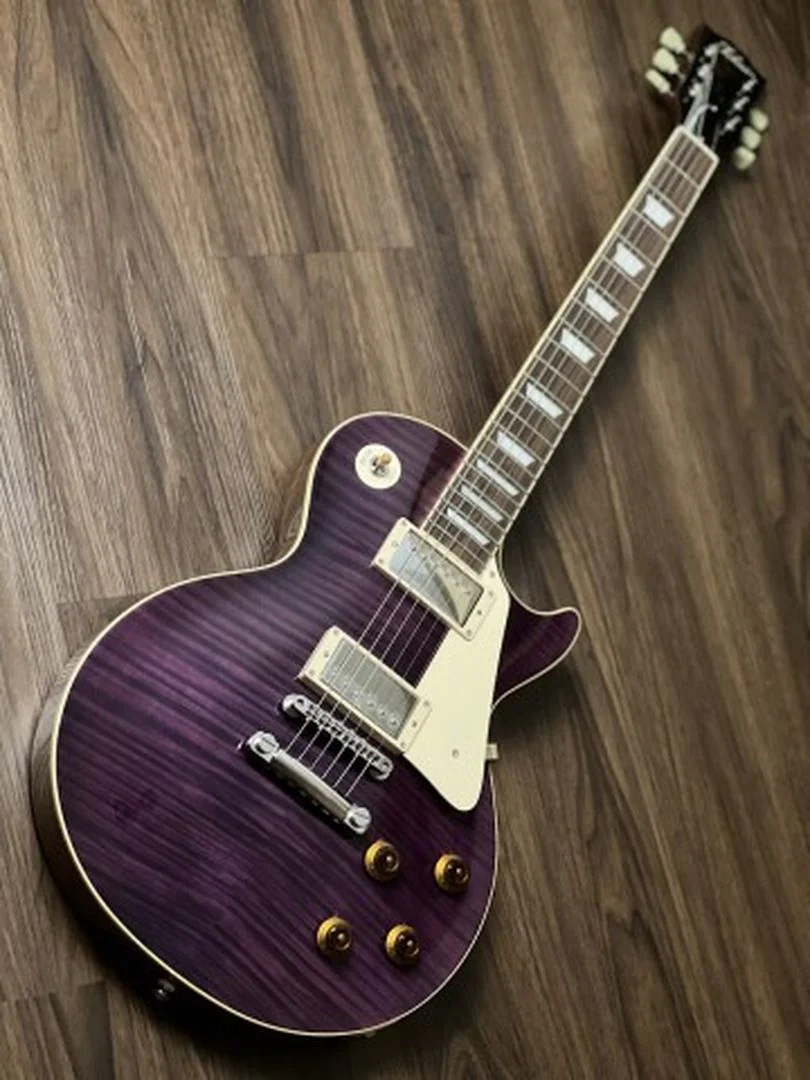 Tokai Love Rock LS-148F STP Vintage Series Japan in Seethru Purple 2348058 - Image 4