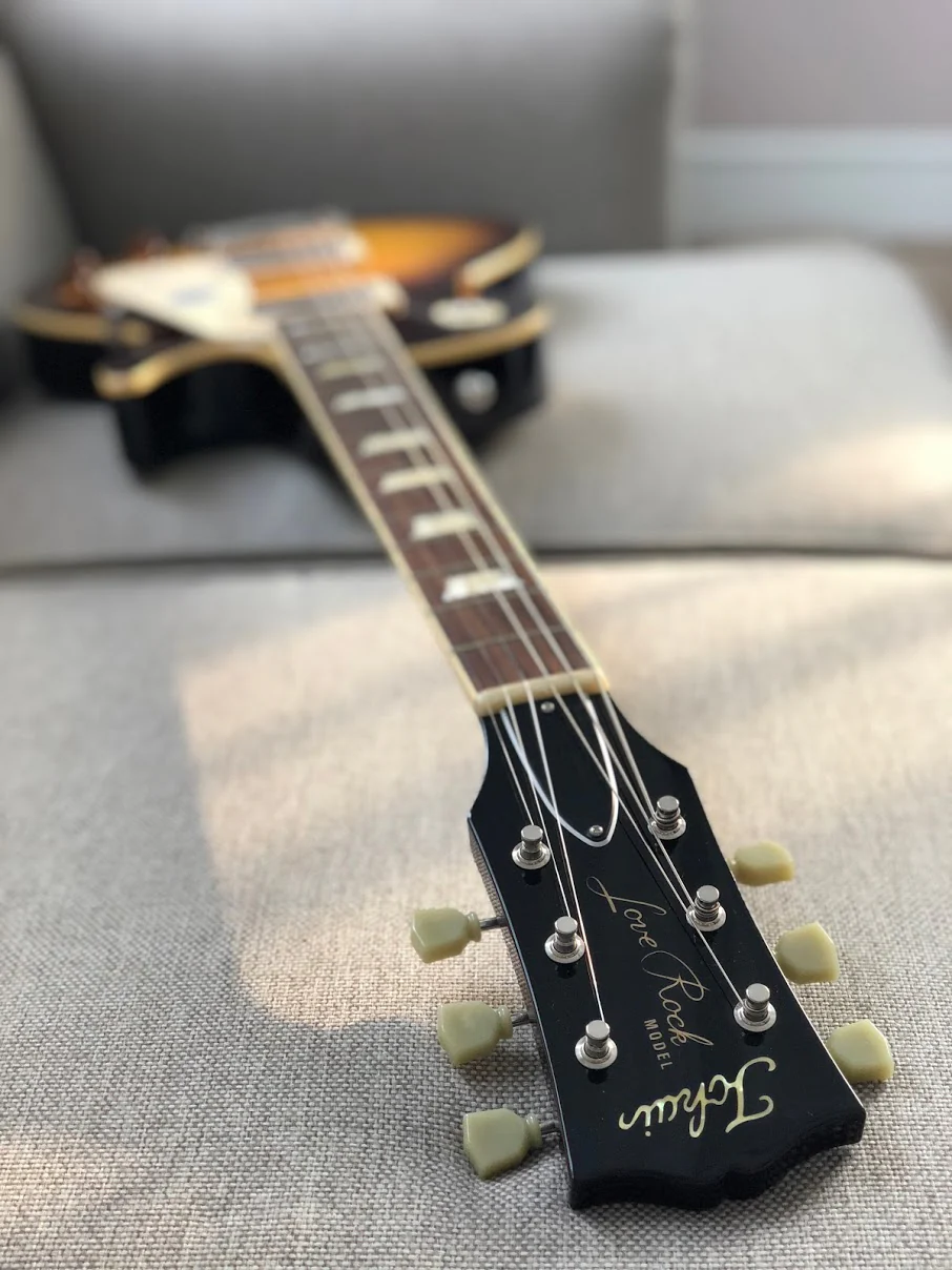 Tokai Love Rock LS-186 BS Premium Series Japan in Brown Sunburst Nitro Finish - Image 7