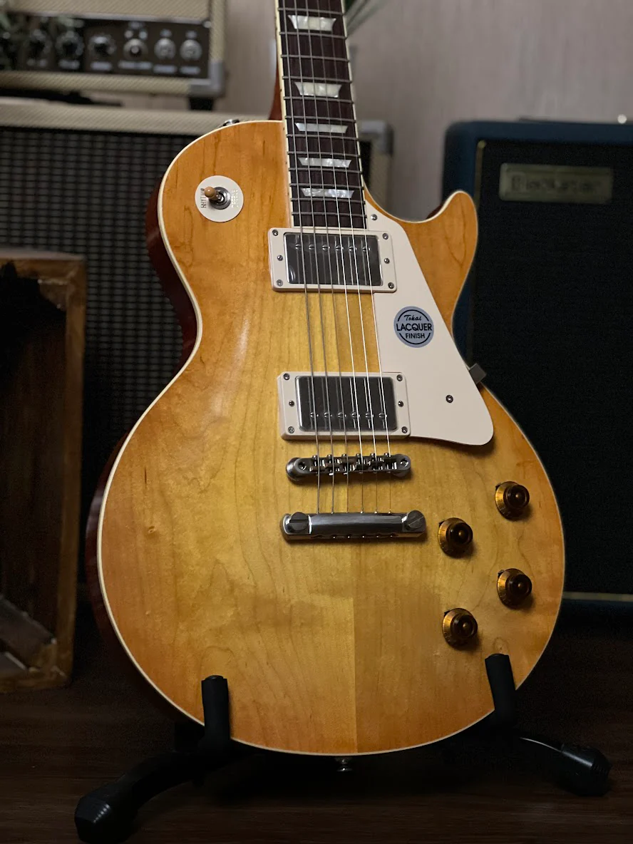 Tokai Love Rock LS-196 SG HB Premium Series in Semigloss Honeyburst with Nitrocellulose Lacquer - Image 5