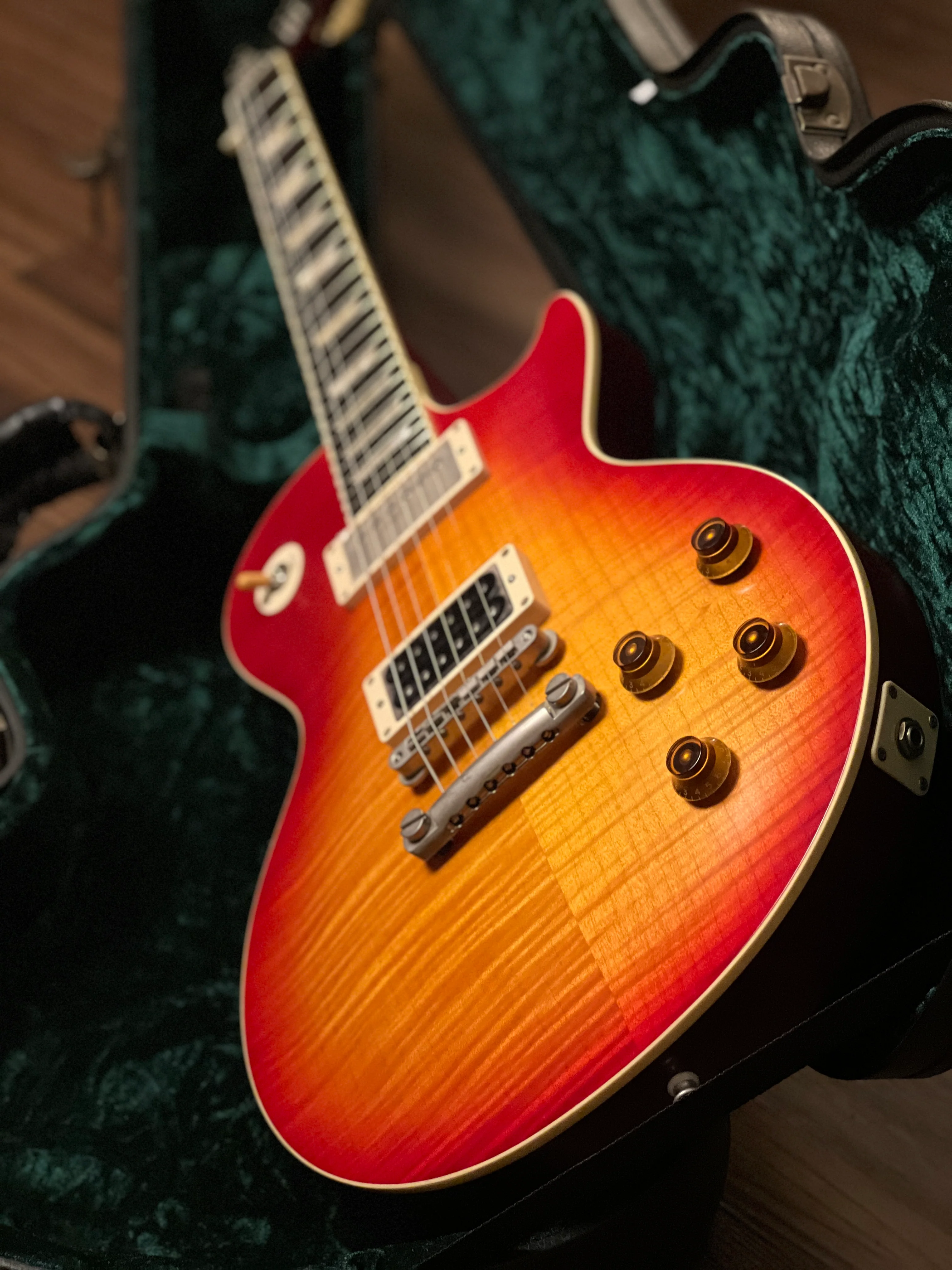 Tokai Love Rock LS150F-3A-RELIC SG/CS Premium Series Japan 3A Solid Flame Top in Cherry Sunburst S/N 2449309 - Image 11