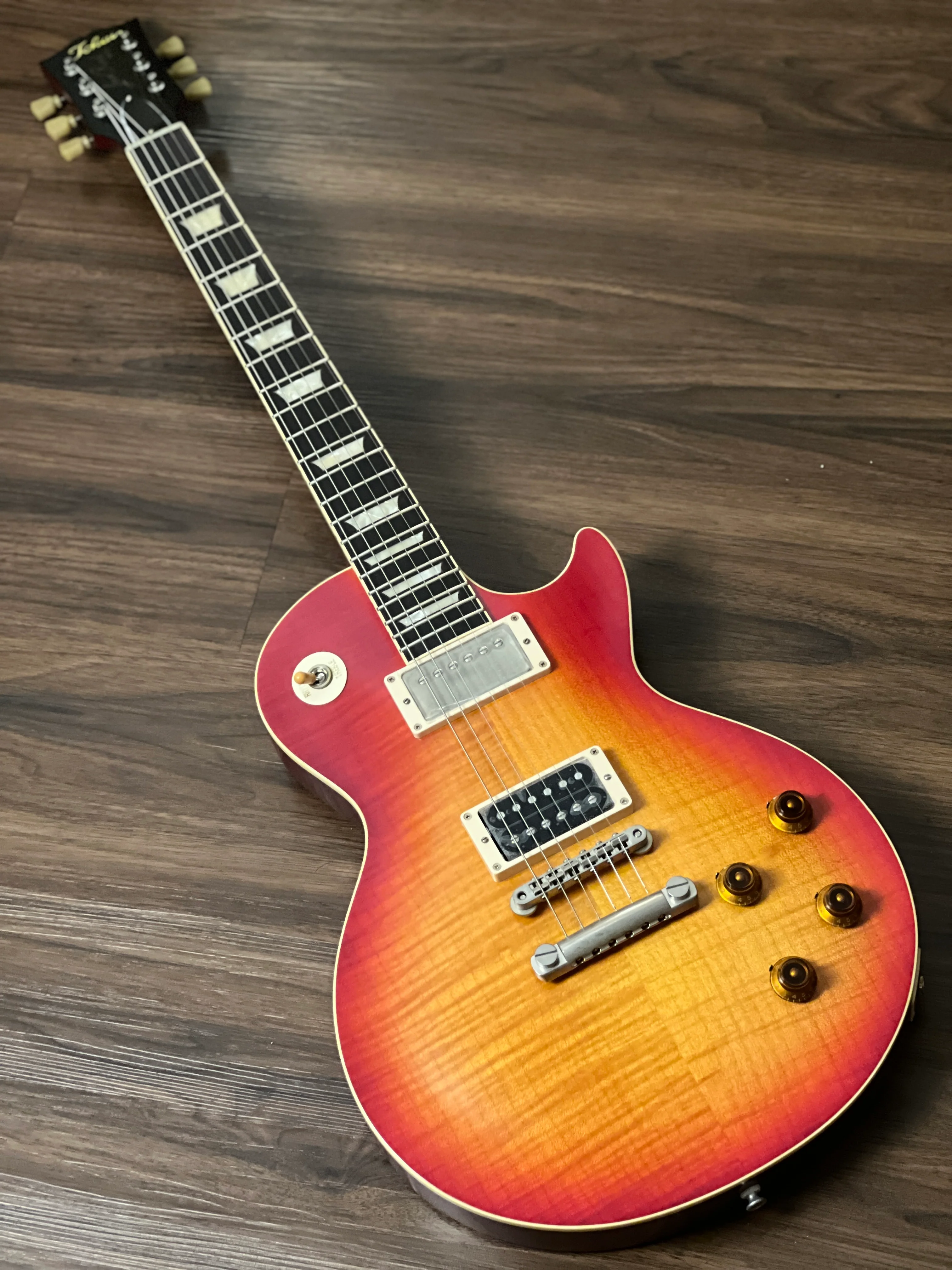 Tokai Love Rock LS150F-3A-RELIC SG/CS Premium Series Japan 3A Solid Flame Top in Cherry Sunburst S/N 2449309 - Image 13