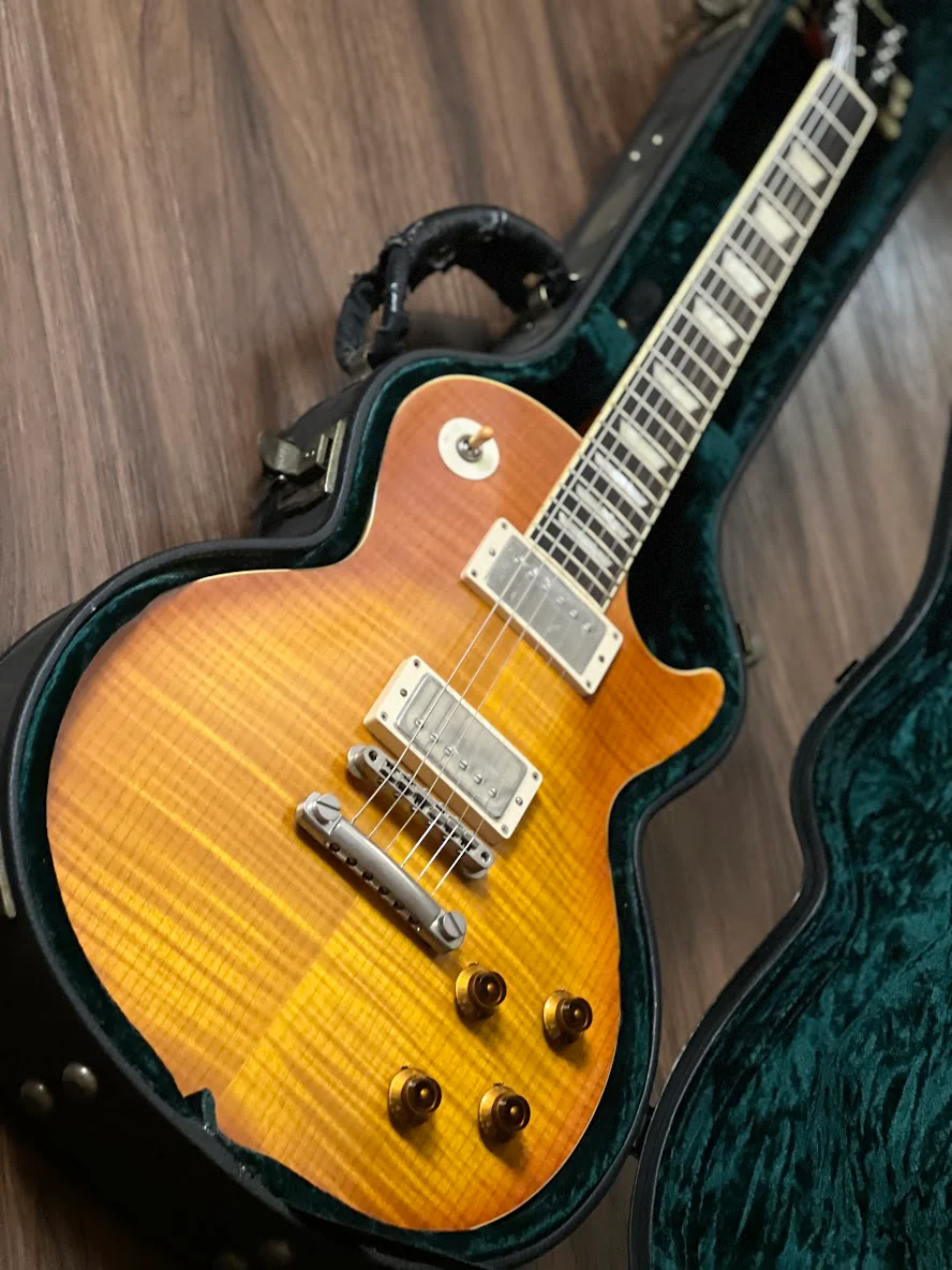Tokai Love Rock LS150F-3A-RELIC SG/VF Premium Series Japan 3A Solid Flame Top in Violin Finish S/N 2349065 - Image 9