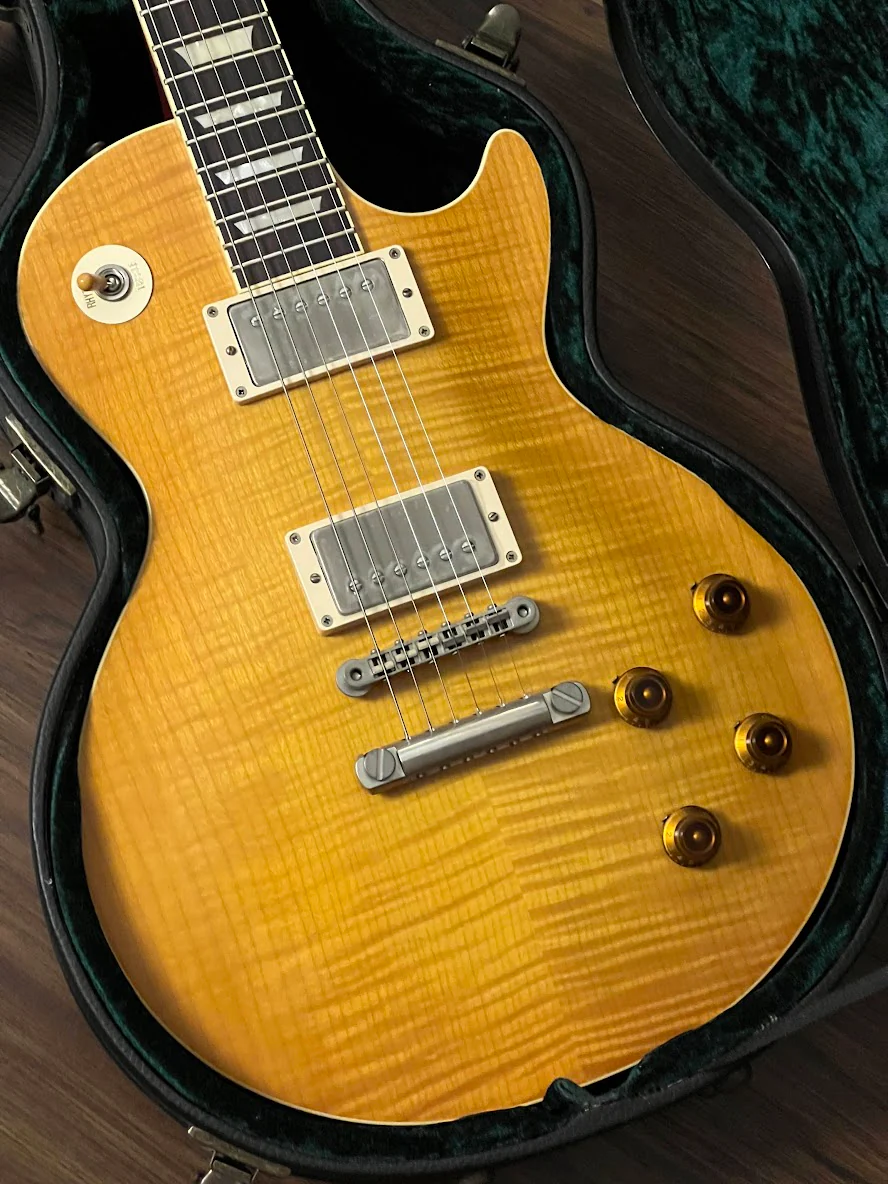 Tokai Love Rock LS150F-3A-RELIC SG/HB Premium Series Japan 3A Solid Flame Top in Honeyburst S/N 2349067 - Image 11