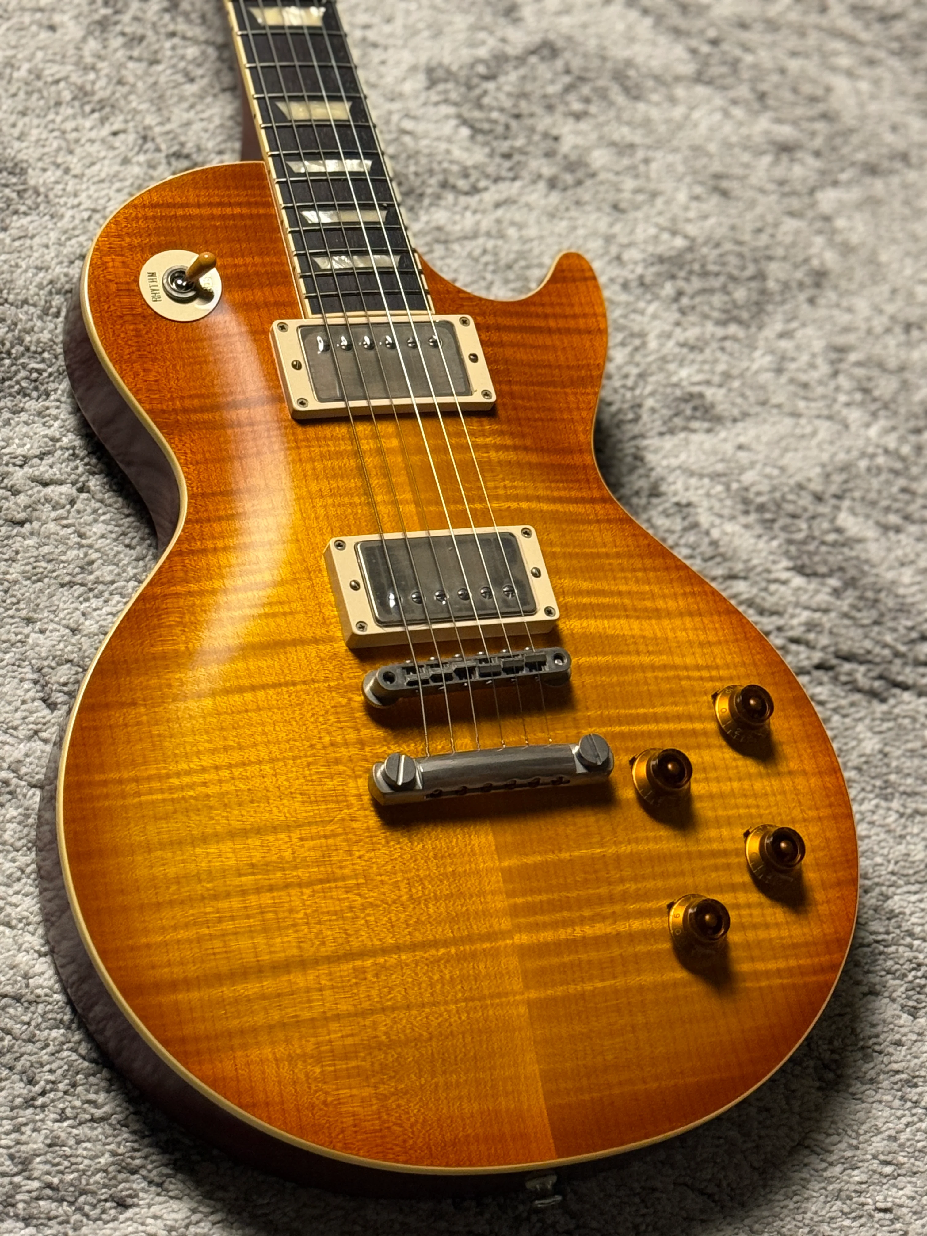 Tokai Love Rock LS150F-3A-RELIC SG/VF Premium Series Japan 3A Solid Flame Top in Violin Finish S/N 2349066 - Image 6