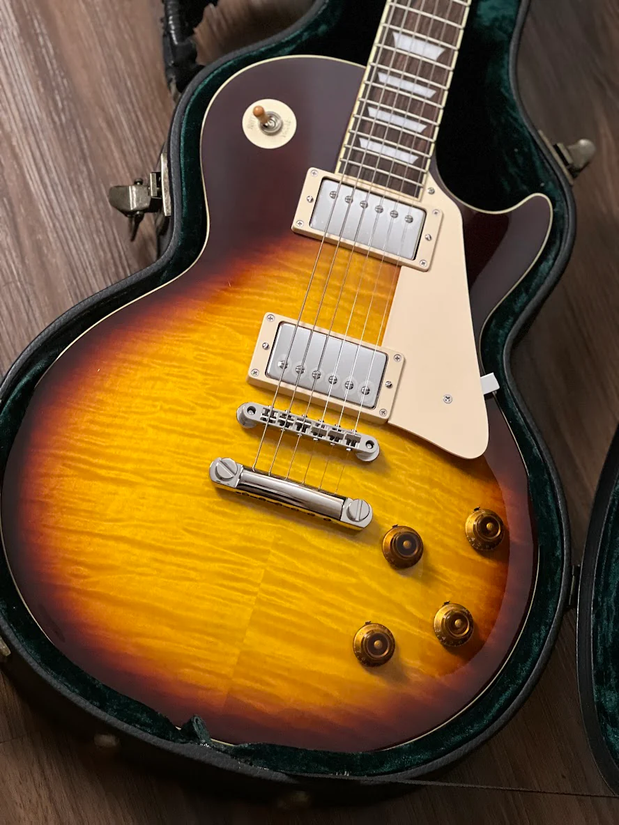 Tokai LS-136F TB Love Rock Japan in Tea Burst with AAAA Flame Top S/N 2349117 - Image 10