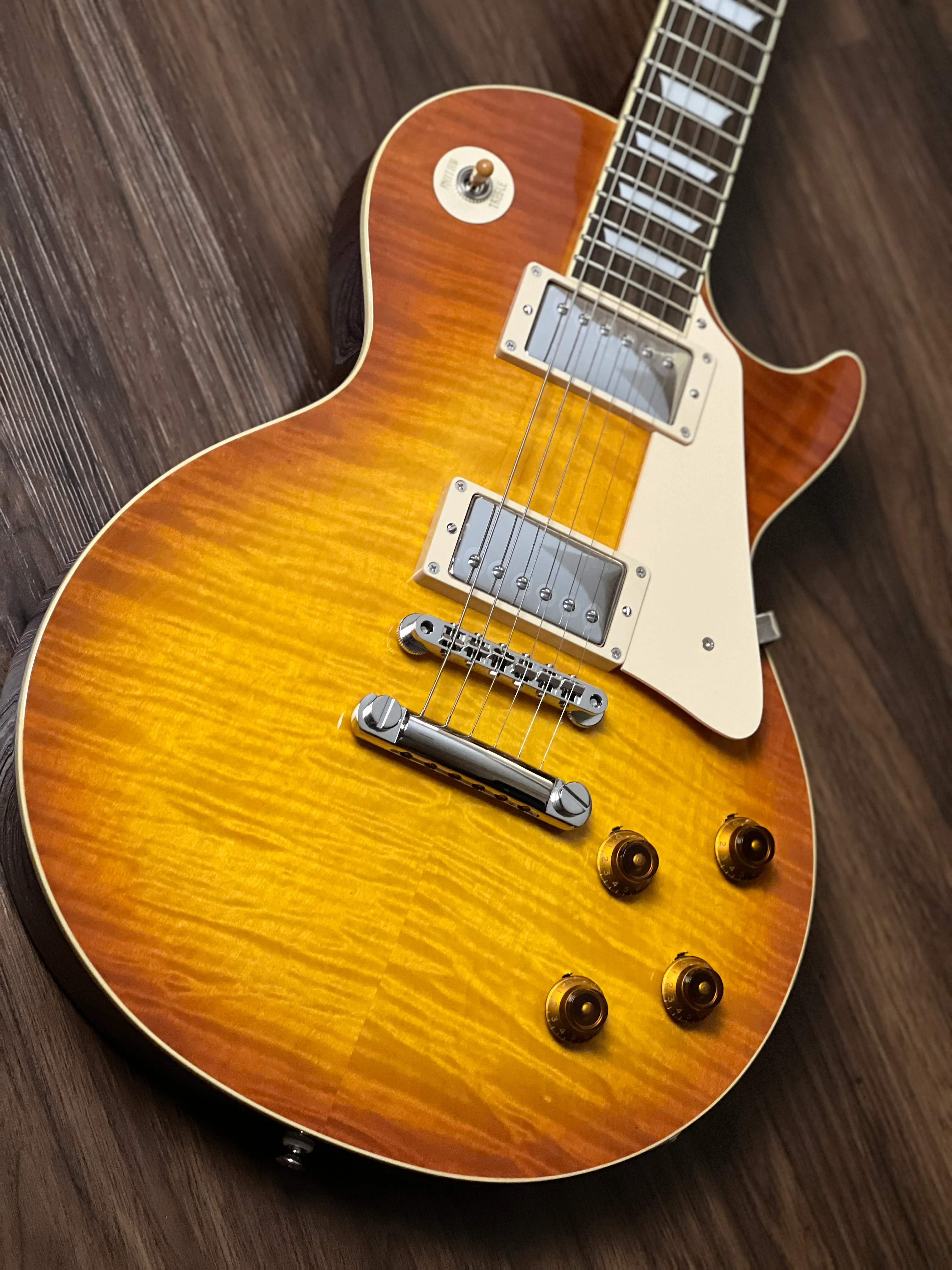 Tokai LS-136F VF Love Rock Japan in Violin Finish with AAAA Flame Top S/N 2349119 - Image 5