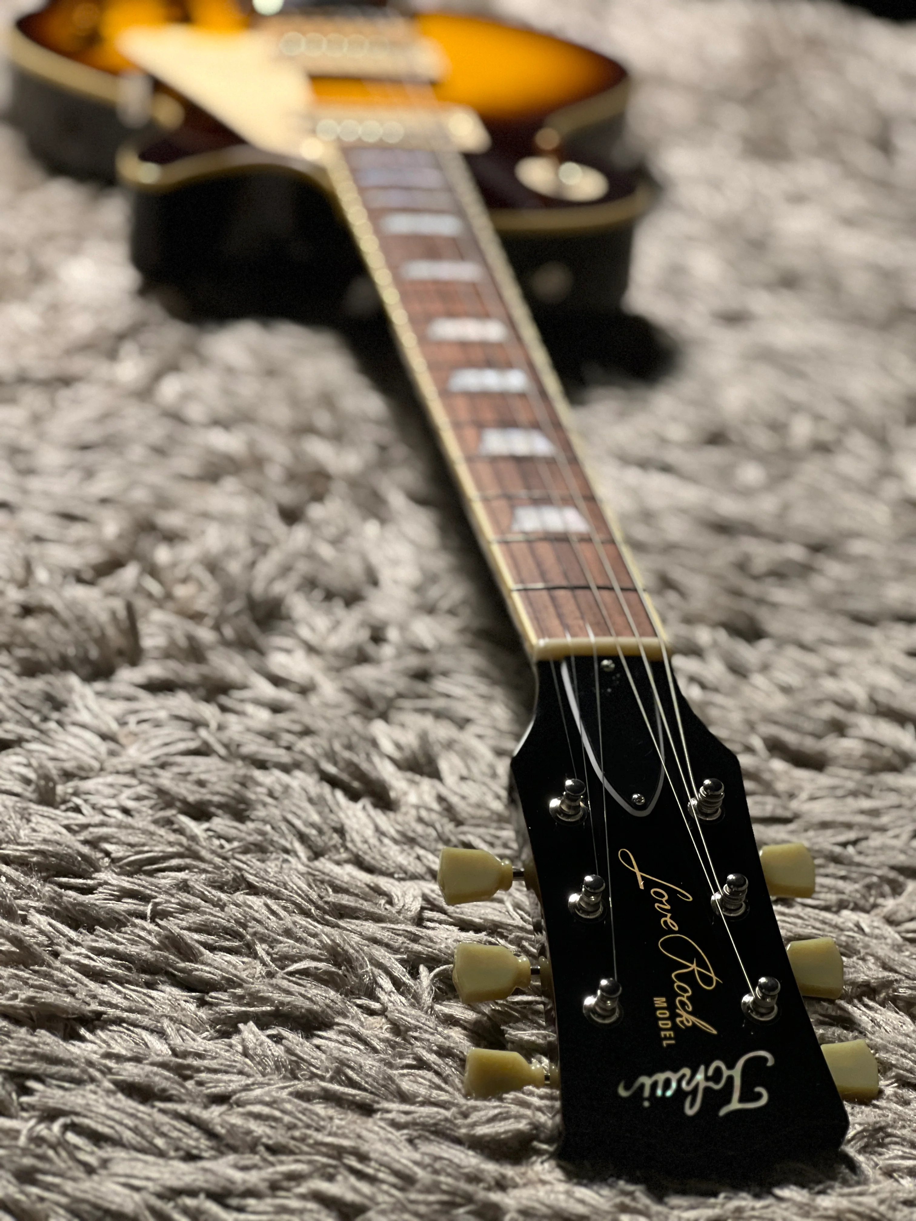 Tokai LS-136F ZB BS Love Rock Japan in Brown Sunburst with AAAA Flame Top 2145595 - Image 7