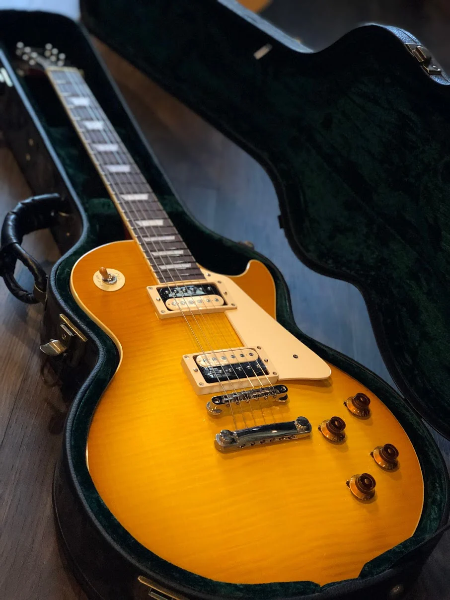 Tokai LS-136F ZB HB Love Rock Japan in Honeyburst with AAAA Flame Top - Image 8