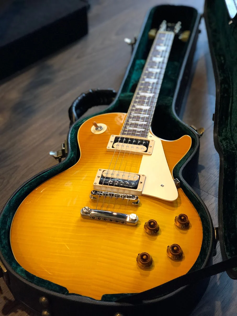 Tokai LS-136F ZB HB Love Rock Japan in Honeyburst with AAAA Flame Top - Image 9