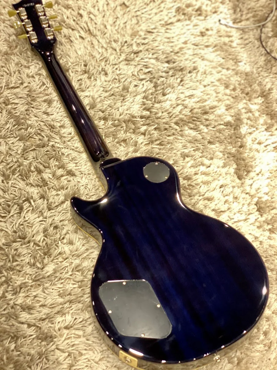 Tokai LS-136F ZB IB Love Rock Japan in Indigo Blue with AAAA Flame Top - Image 5
