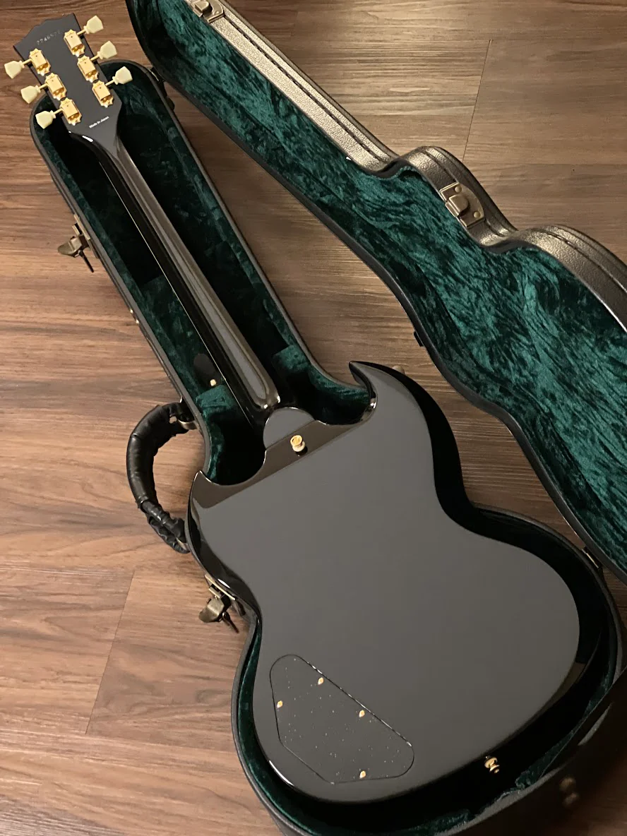 Tokai SG-215 GH BB Premium Series Japan in Black Beauty with Gold Hardware - Image 5