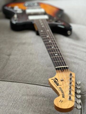 Tokai TJM-140 YS/R Silverstar Offset Japan in Yellow Sunburst 180250 - Image 6