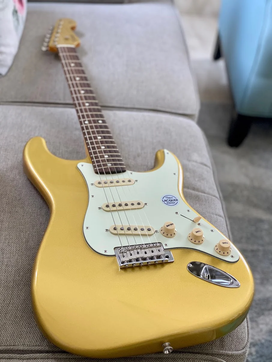 Tokai TST-100 SGO/R Goldstar Sound Japan Premium in Shoreline Gold with Rosewood FB
