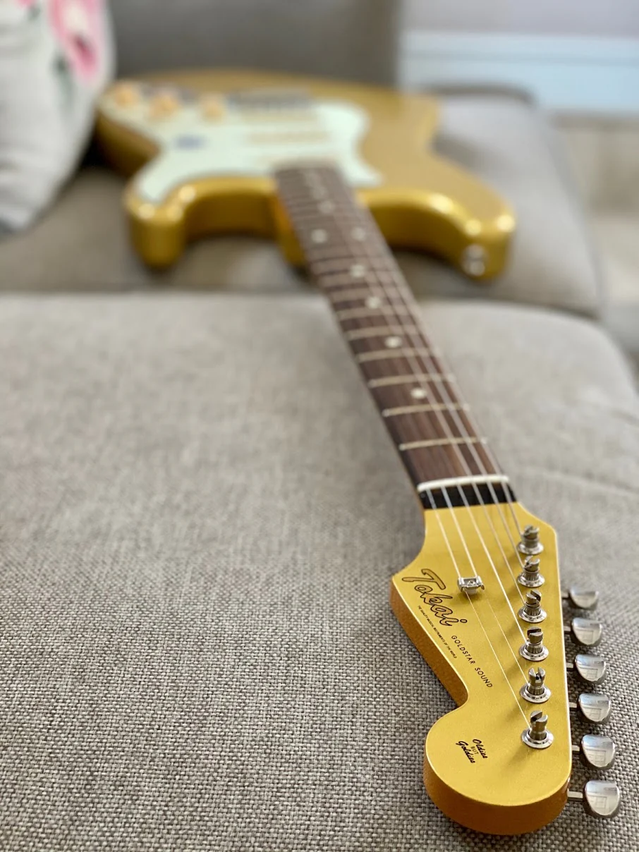 Tokai TST-100 SGO/R Goldstar Sound Japan Premium in Shoreline Gold with Rosewood FB - Image 2