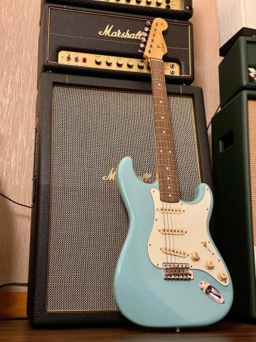 Tokai TST-50 SOB/R Goldstar Sound Vintage Series Japan in Sonic Blue - Image 4