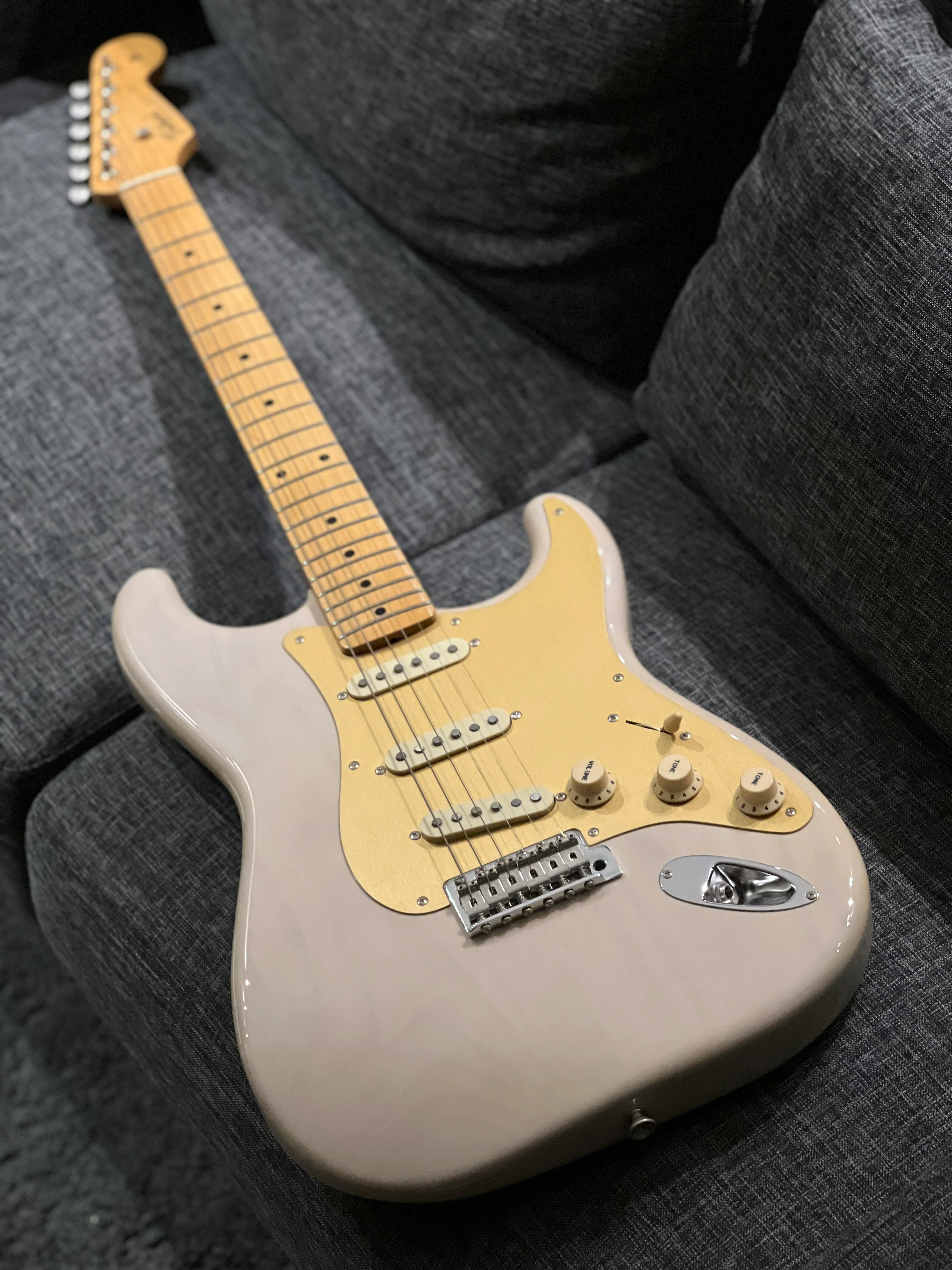 Tokai TST-50 WBL/M Ash Goldstar Sound Japan Limited Run in White Blonde with Maple FB 191232 - Image 4