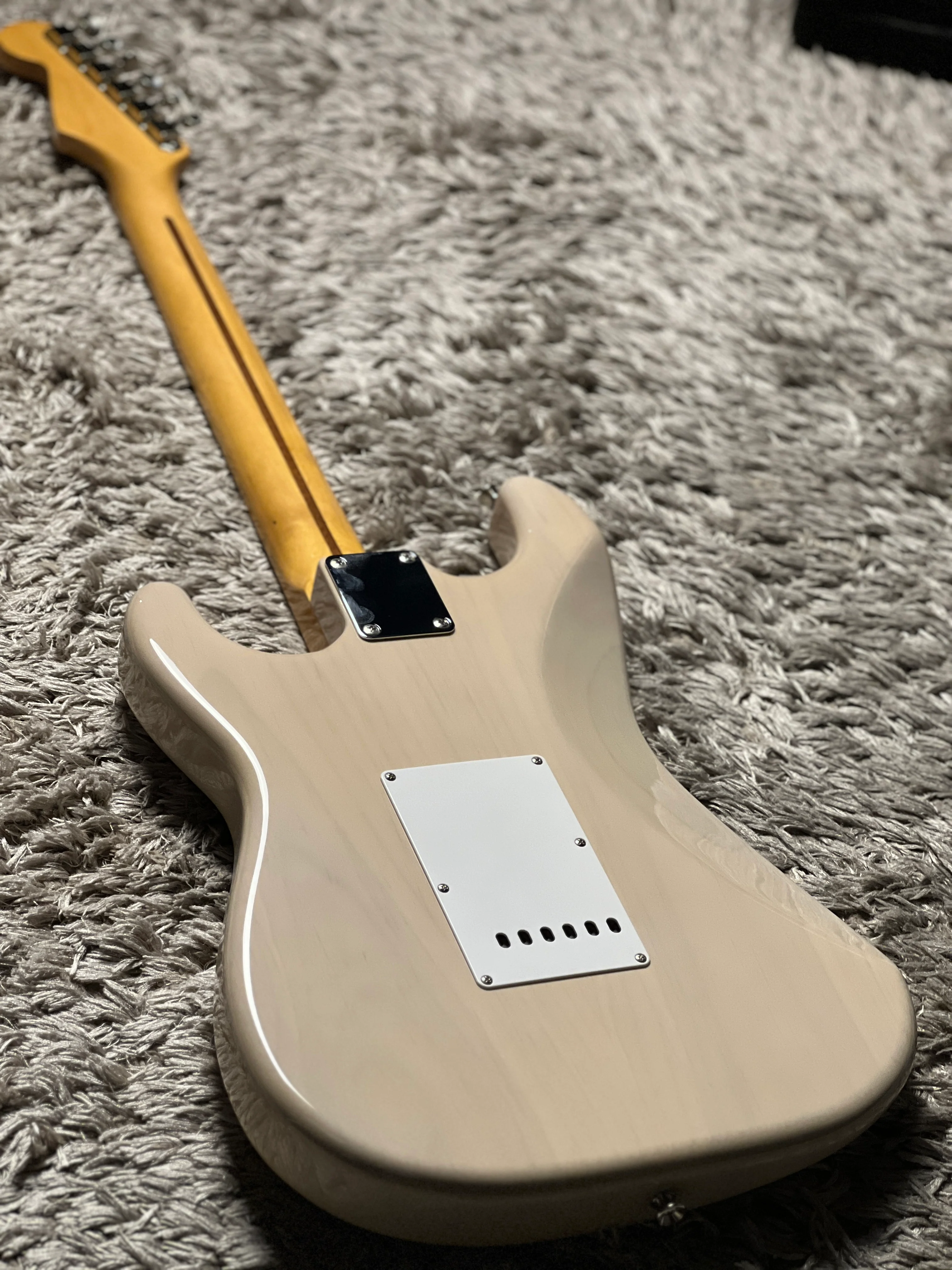 Tokai TST-50 WBL/M Ash Goldstar Sound Japan Limited Run in White Blonde with Maple FB 191234 - Image 4