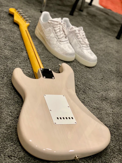 Tokai TST-50 WBL/M Ash Goldstar Sound Japan Limited Run in White Blonde with Maple FB - Image 5