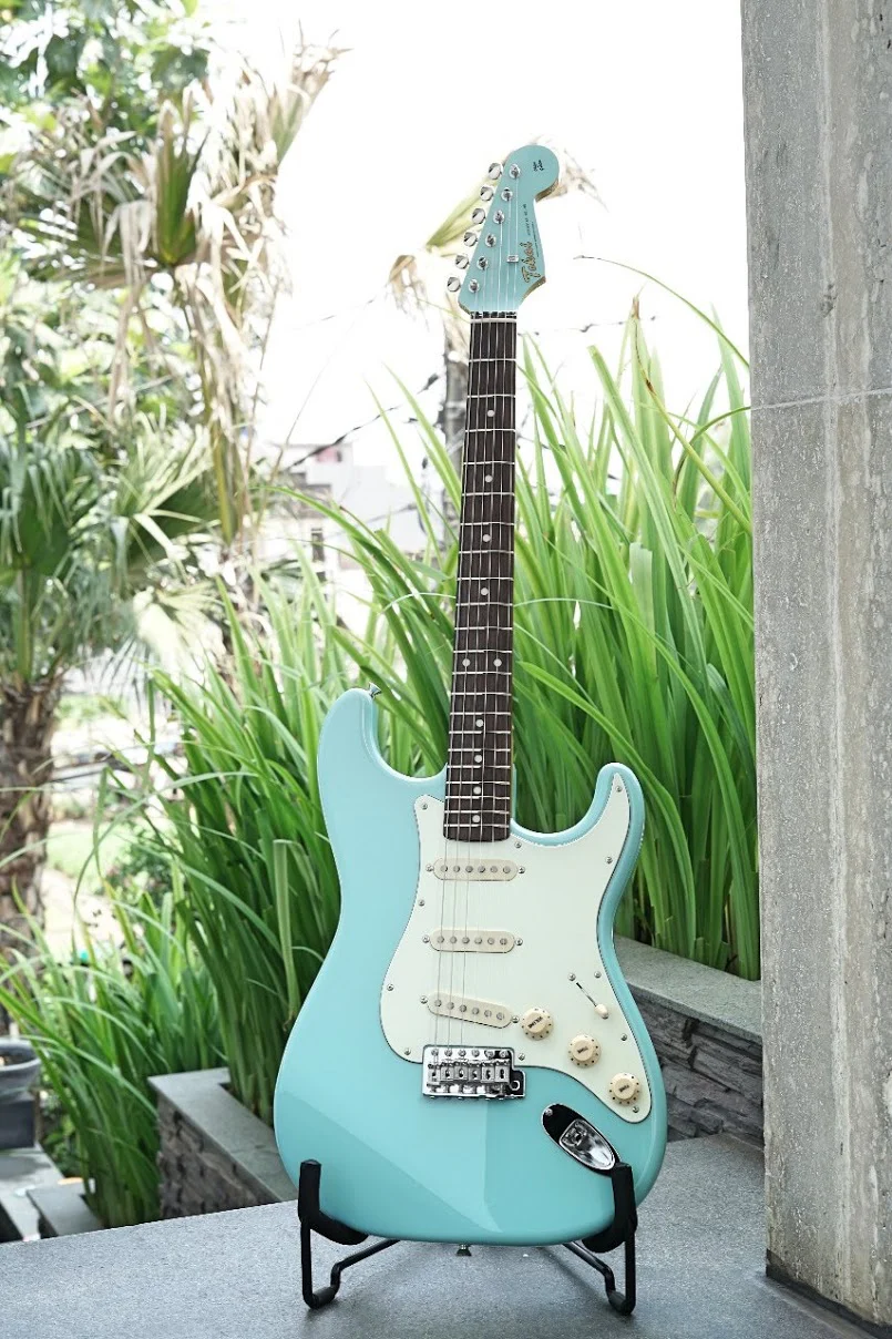 Tokai TST-96 SOB/R Goldstar Sound Japan in Sonic Blue with Matching Headstock - Image 9