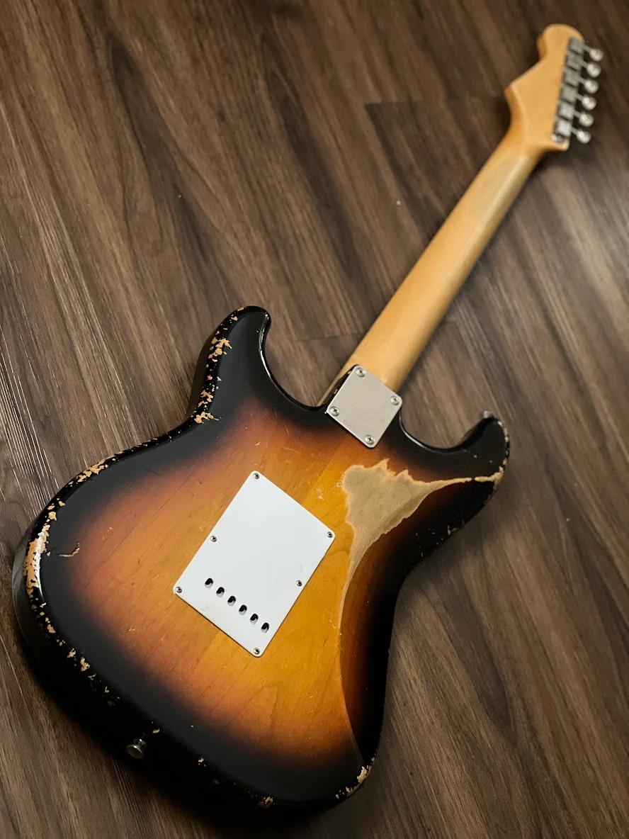 Tsubasa Lucy SSH ALD SB/R in 3 Tone Sunburst Heavy Relic 0332 - Image 4