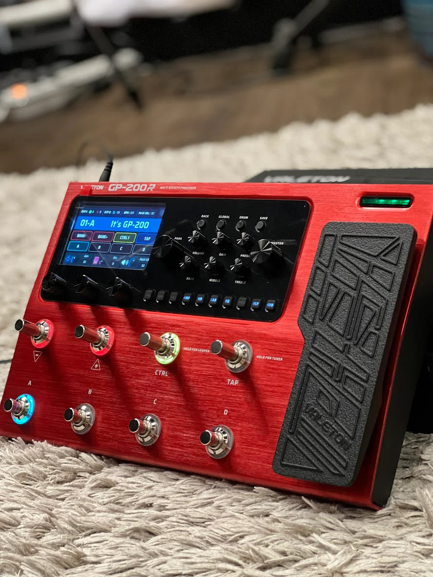 Valeton GP-200R Red Multi-Effects Processor