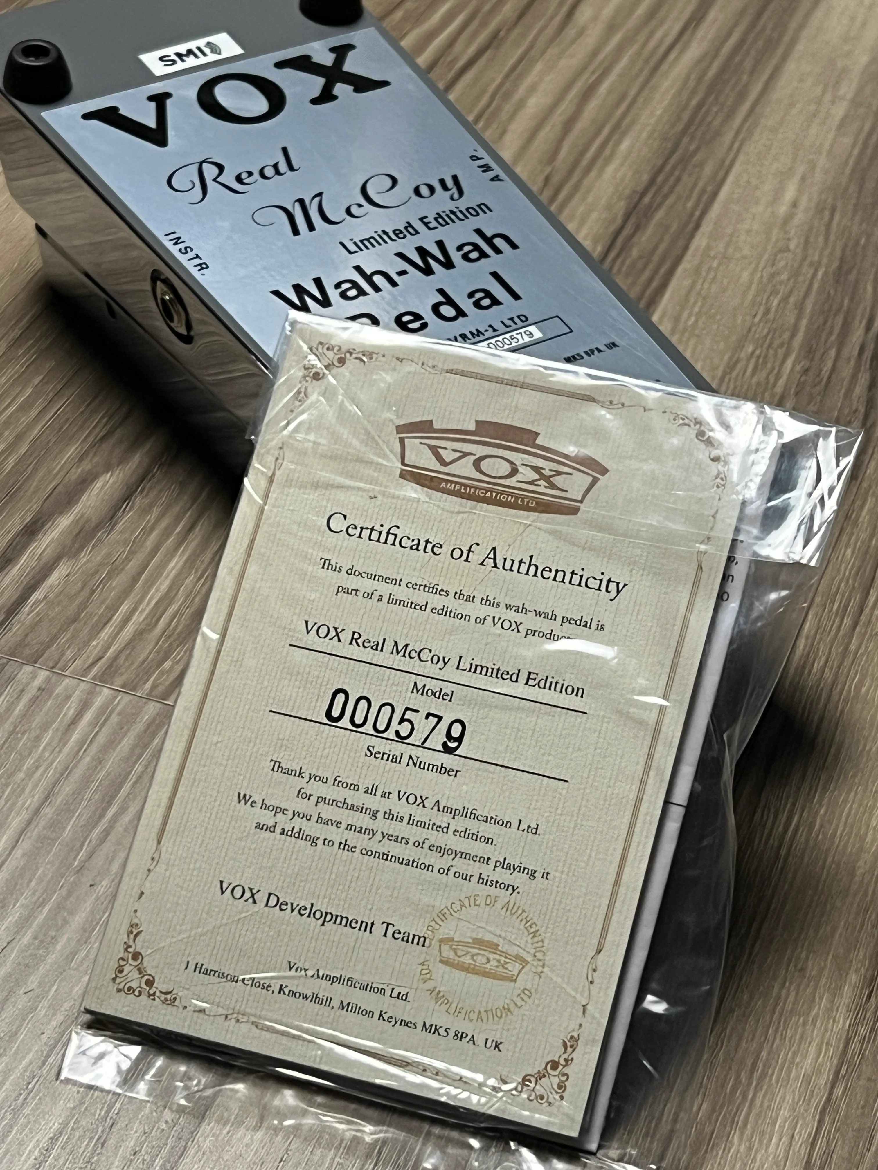 VOX-VRM-1 LTD - Real McCoy Wah Limited Edition - Image 4