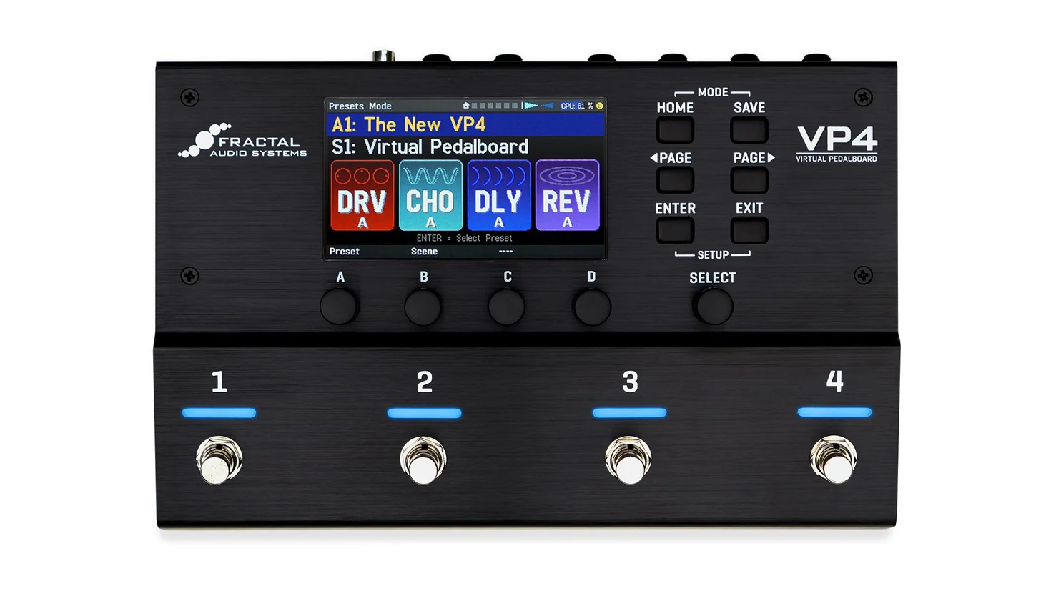 Fractal Audio VP4 Virtual Pedalboard Compact Multi-FX - Image 4