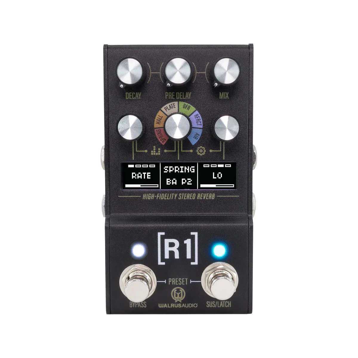 Walrus Audio MAKO Series MKII R1 High-Fidelity Stereo Reverb Guitar Effects Pedal - Image 4