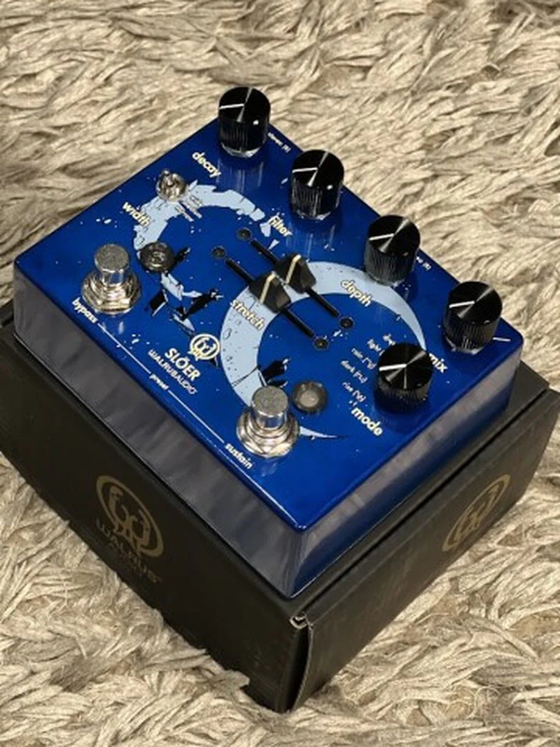 Walrus Audio SLOER Stereo Ambient Reverb Guitar Effects Pedal in Blue - Image 3