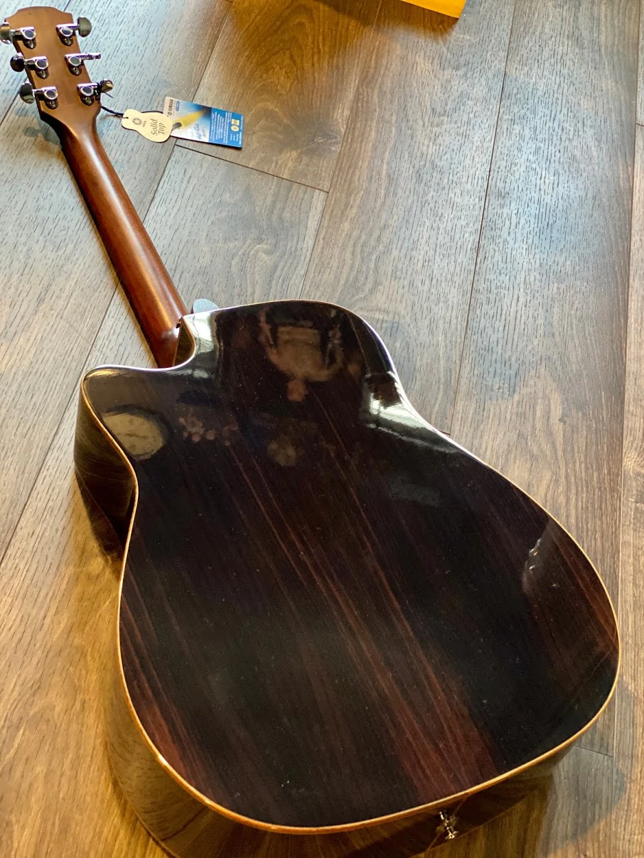Yamaha A1R Dreadnought Cutaway - Vintage Natural - Image 6