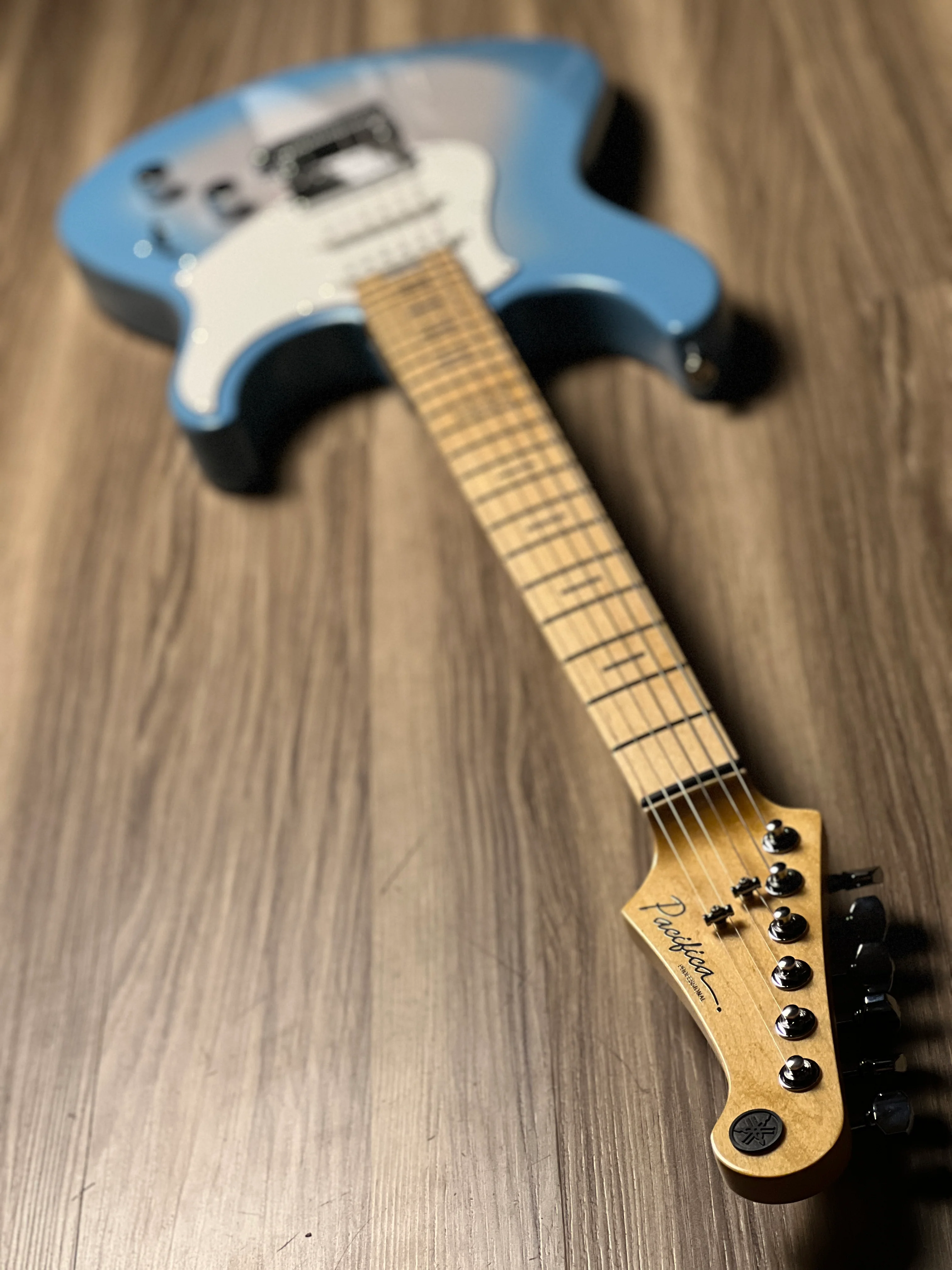 Yamaha Pacifica Professional PACP12M In Beach Blue Burst IKP111E - Image 13