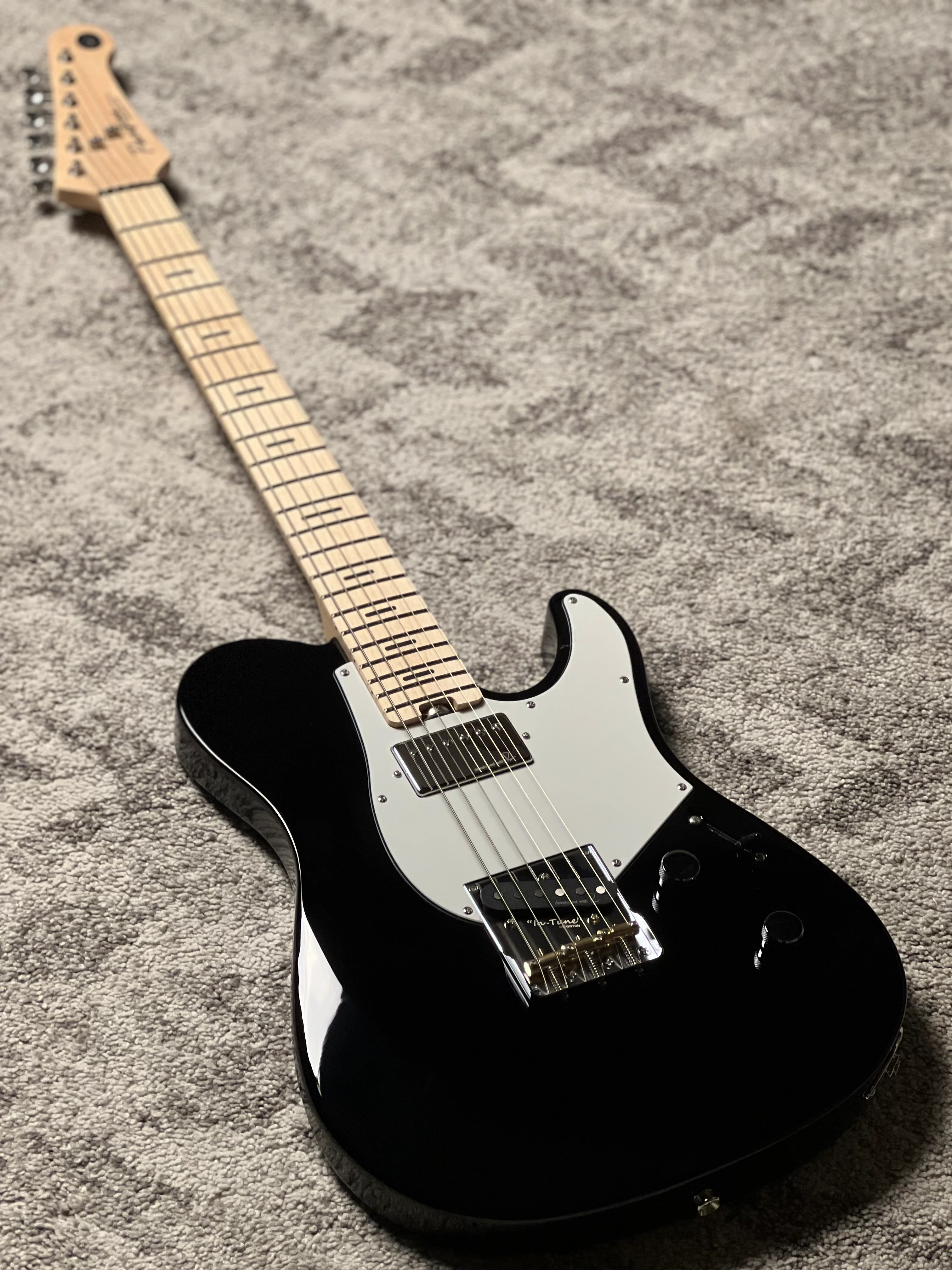 Yamaha PACS+11SM Pacifica Standard Plus in Black with Maple Fingerboard