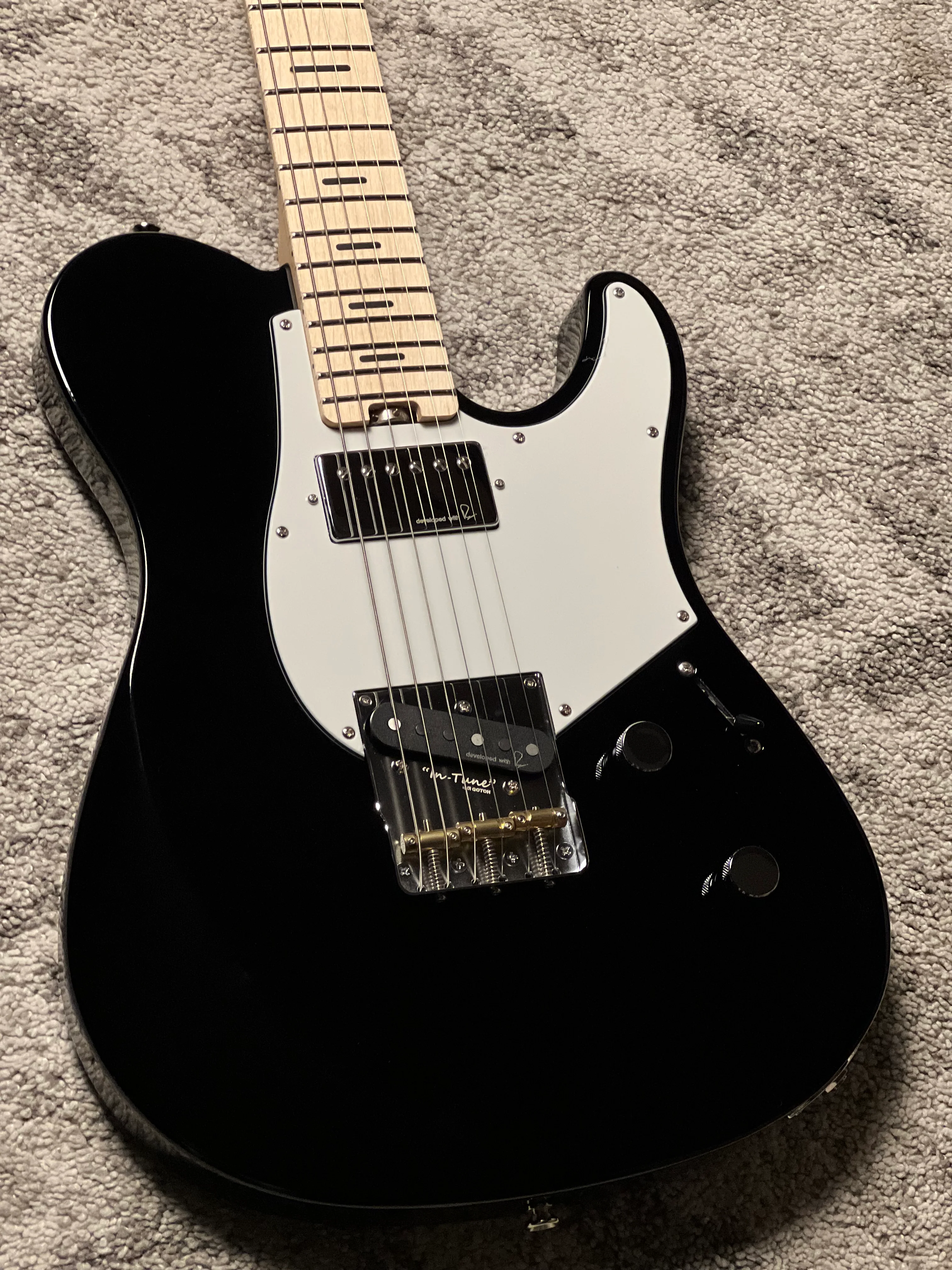 Yamaha PACS+11SM Pacifica Standard Plus in Black with Maple Fingerboard - Image 4
